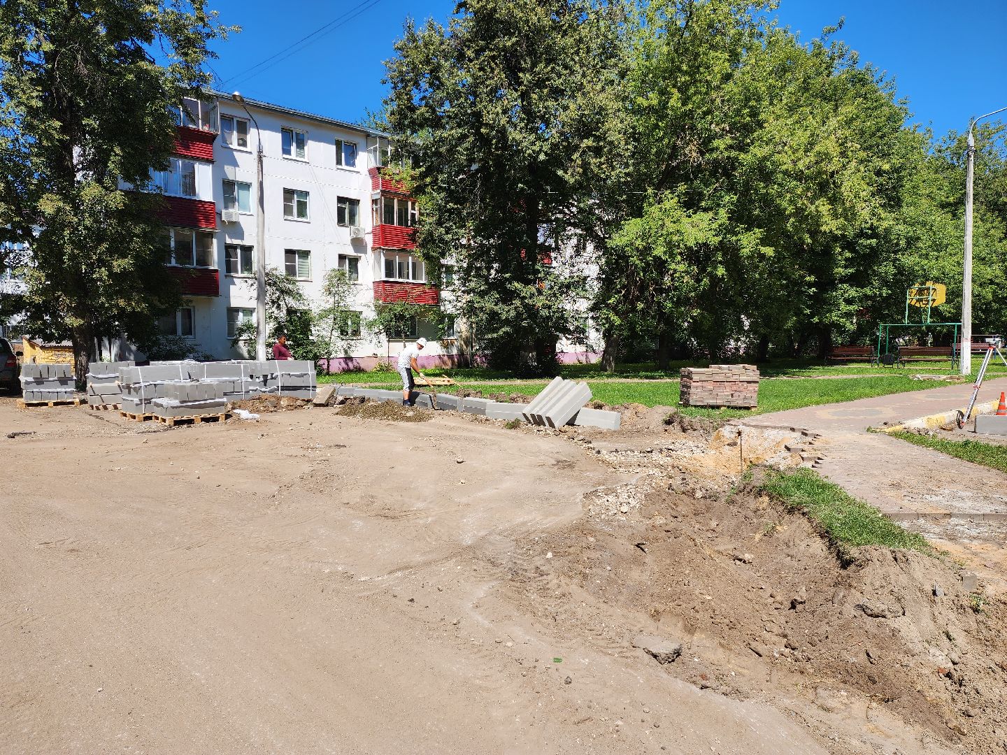 раменское, благоустройство, комплексное благоустройство дворовой территории, Коминтерна 7-11а,