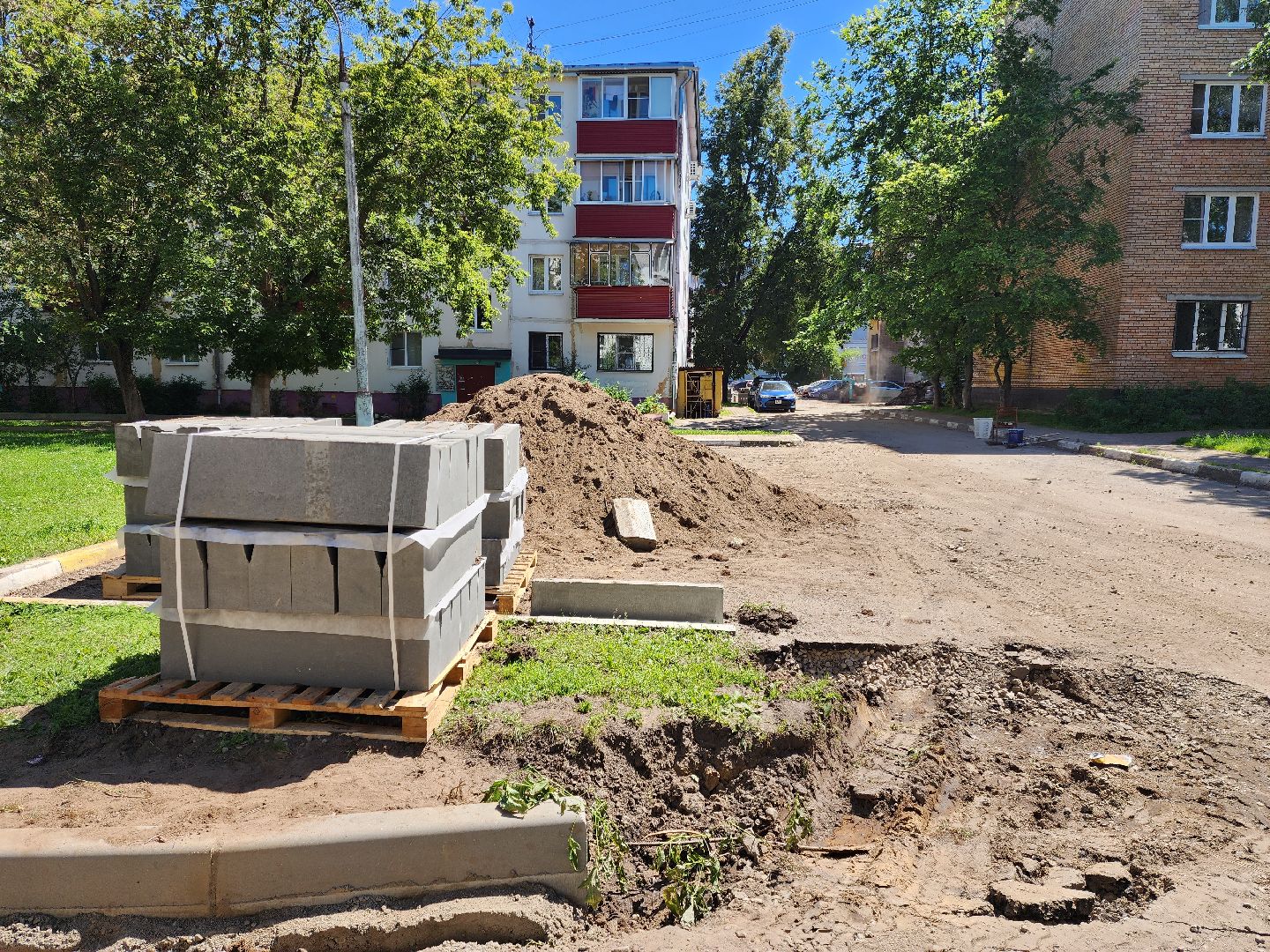 раменское, благоустройство, комплексное благоустройство дворовой территории, Коминтерна 7-11а,