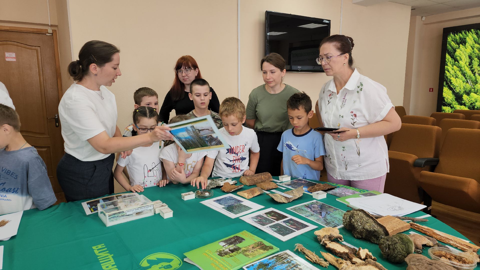 пушкино, защита природы, лес, лесная охрана, детский лагерь, школьники, экскурсия для школьников,