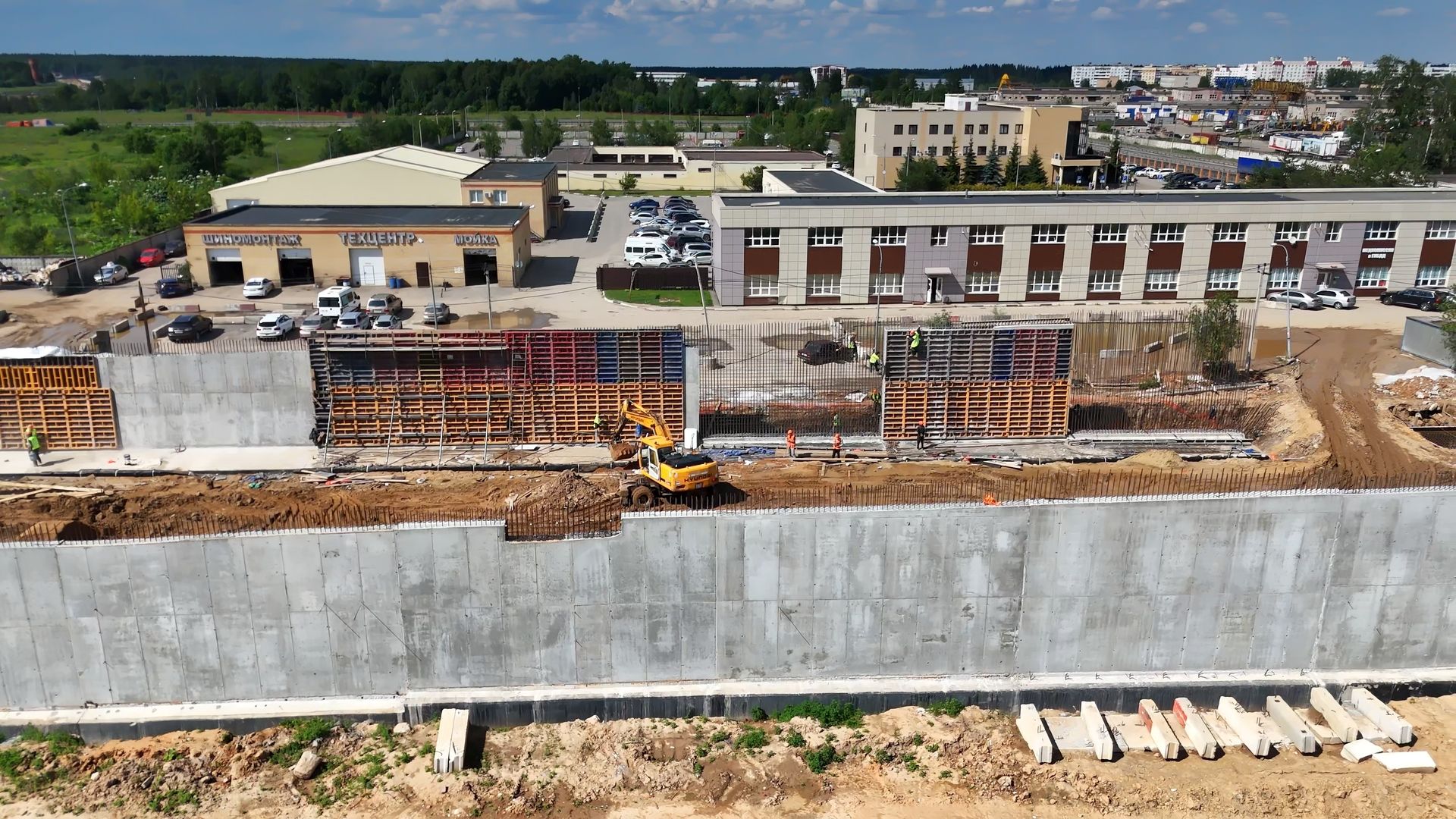 Одинцово, автодор, строительство, малые вязмы, эстакада, мост, цкад,