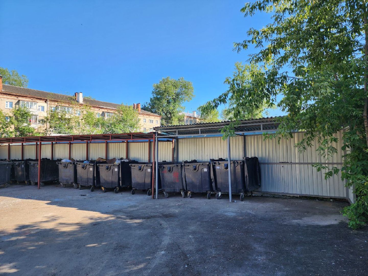 можайск, можайский городской округ, подмосковье, контейнерная площадка, жкх, модернизация, тко, модернизация контейнерной площадки,