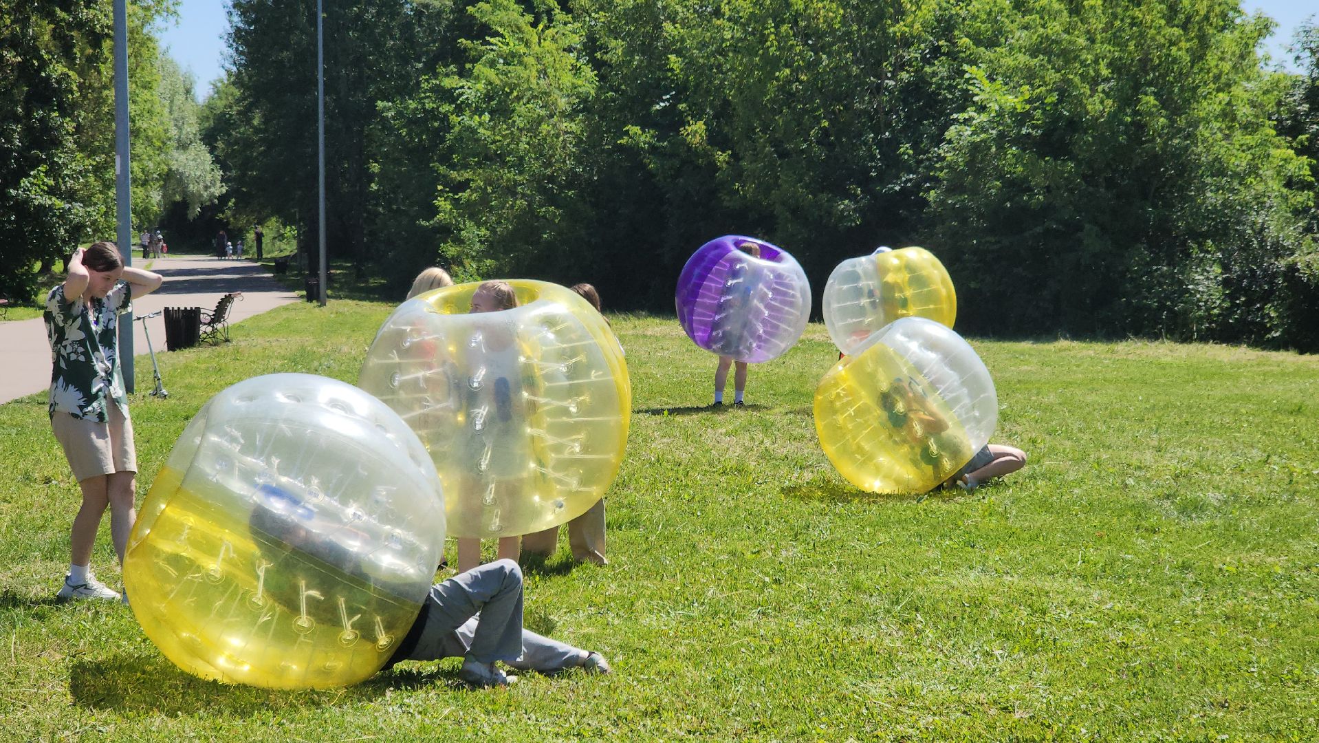 долгопрудный, кмц, Бампербол, Арчеритаг, парк на молодежной,