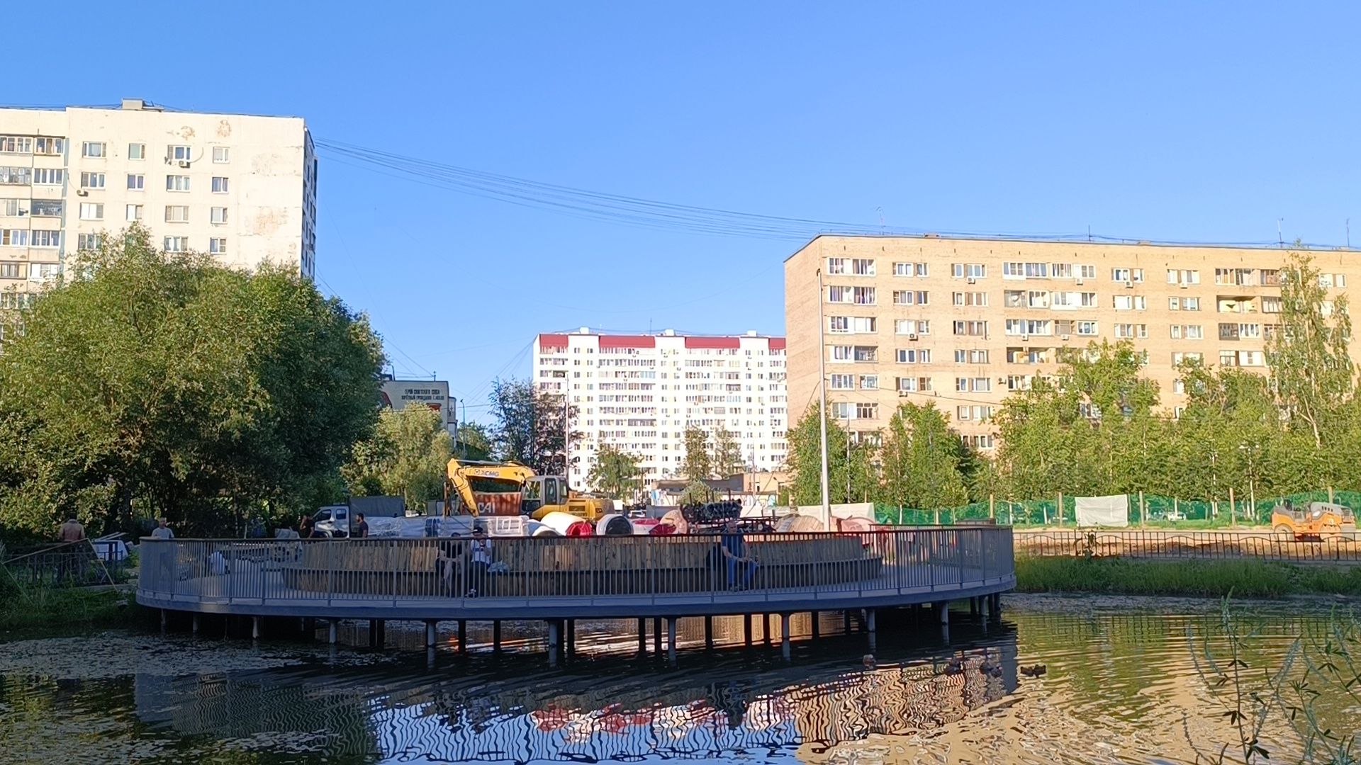 парк, реконструкция, аттракционы, лобня,