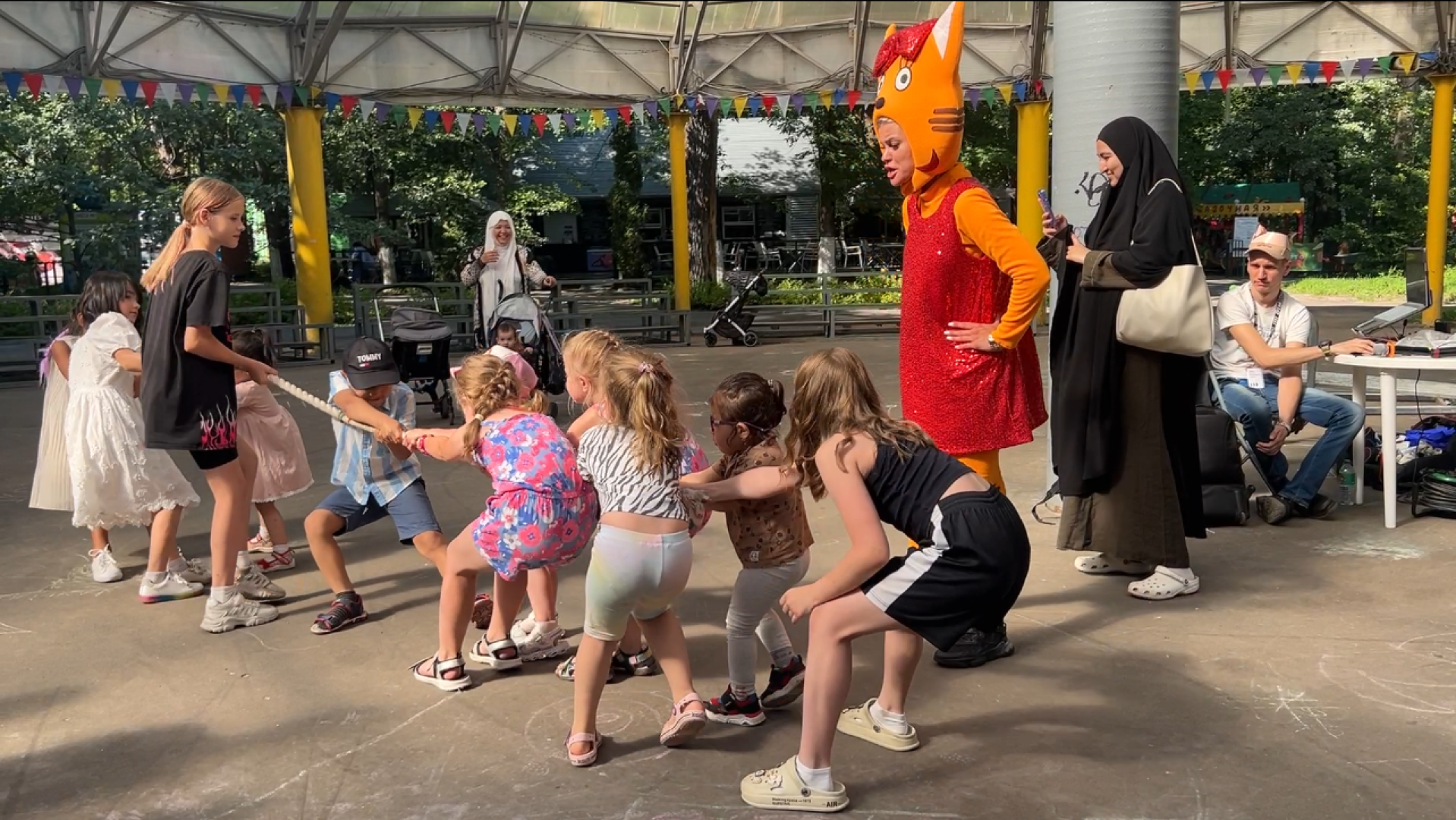 химки, кошки, парк, детский праздник, дети,