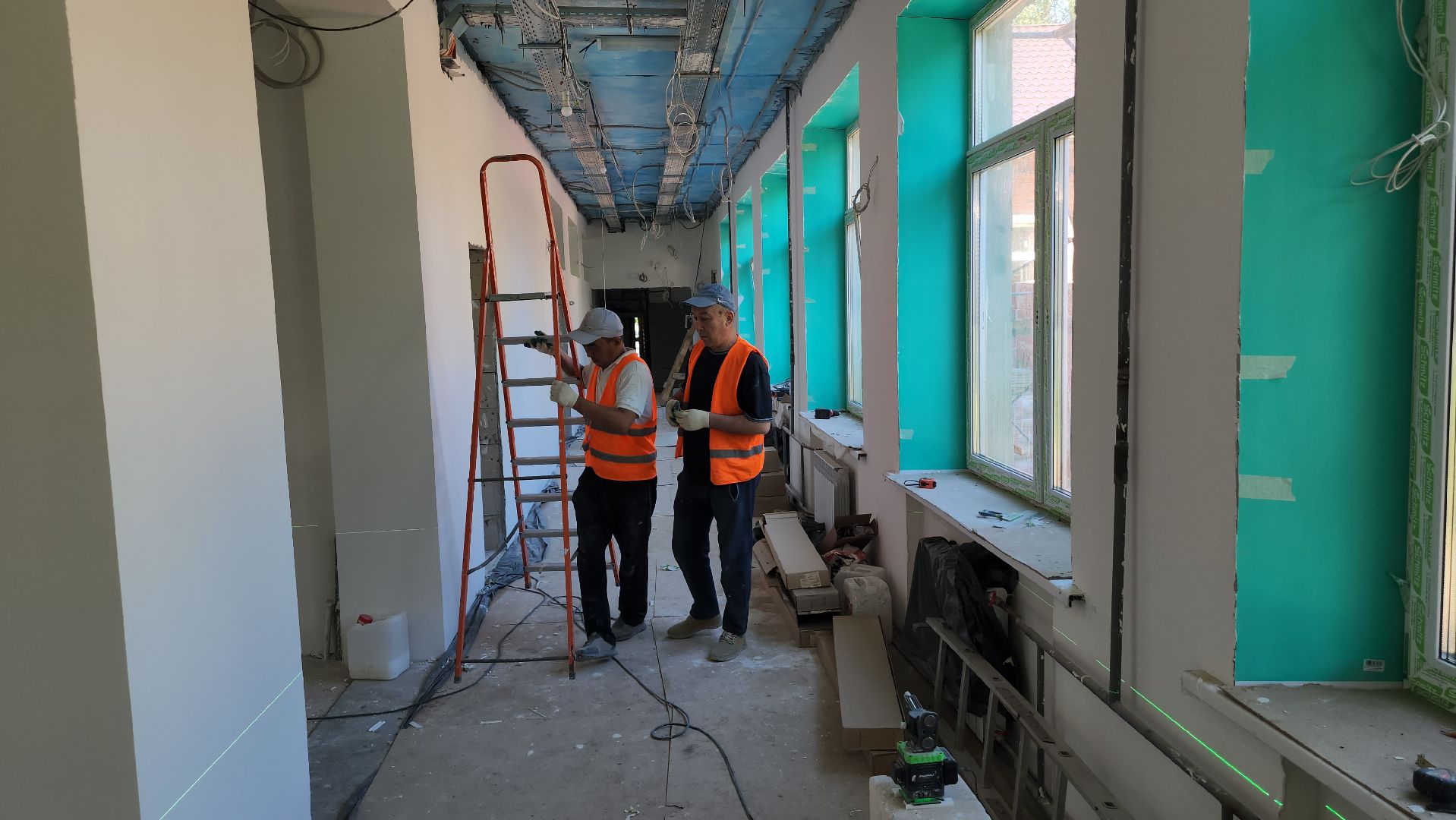 серпухов, местечко данки, туровская школа, капитальный ремонт, строительная готовность,