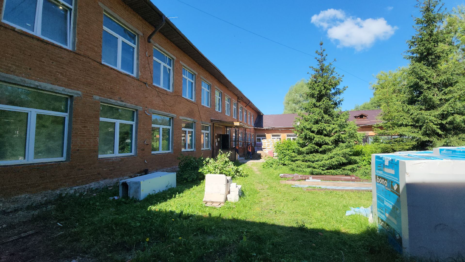 серпухов, местечко данки, туровская школа, капитальный ремонт, строительная готовность,