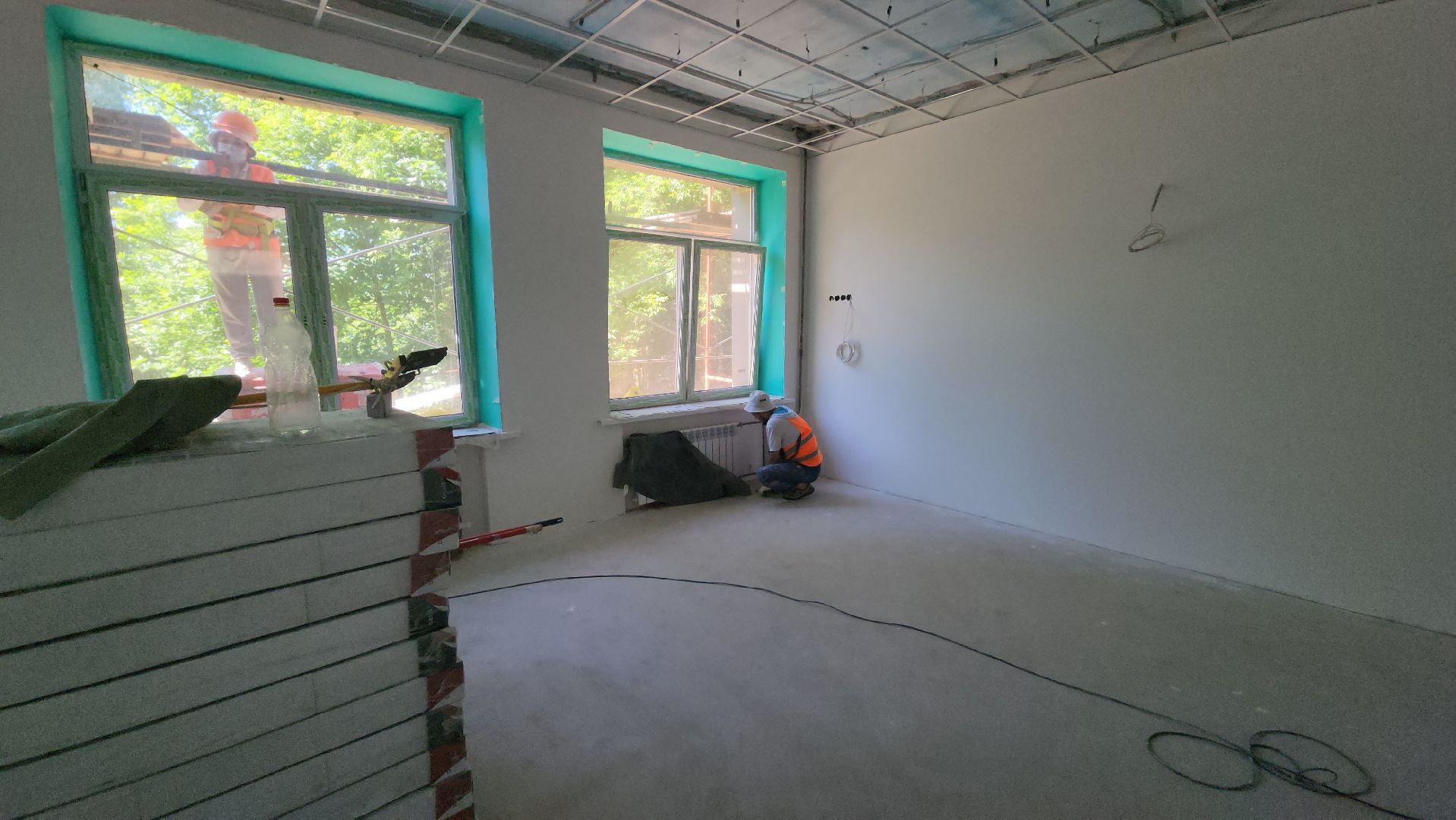 серпухов, местечко данки, туровская школа, капитальный ремонт, строительная готовность,