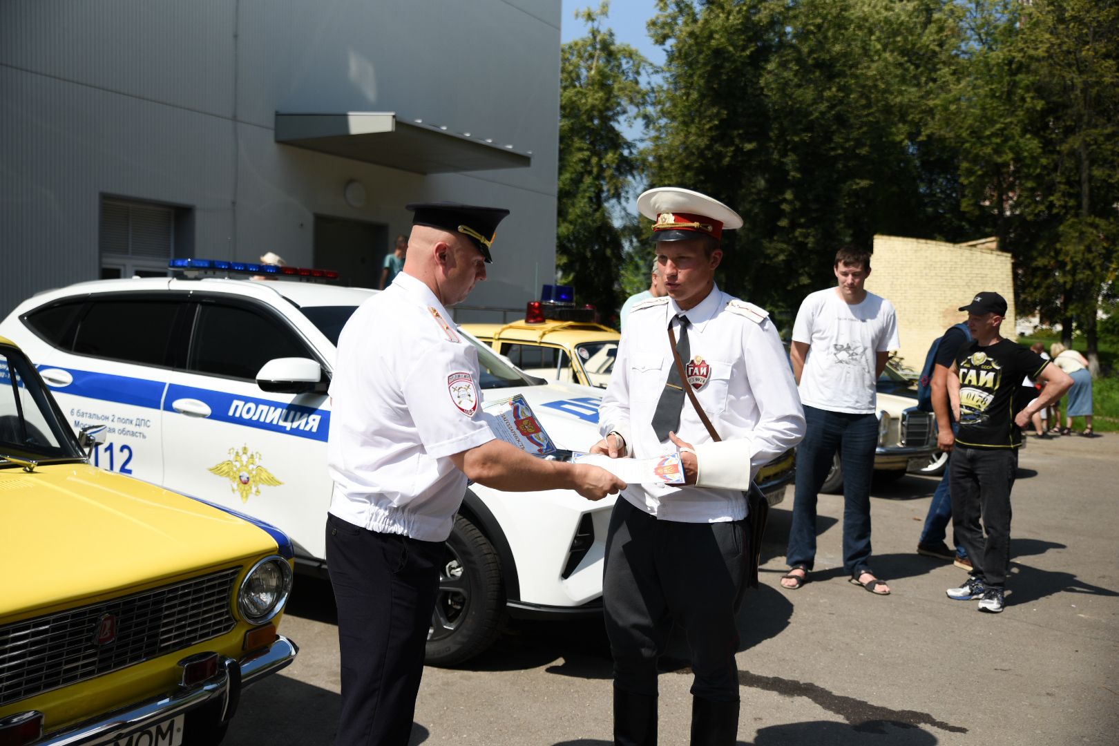 Бронницы, ретро-ГАИ, Раритетные авто, Выставка ГАИ, Выставка раритетных автомобилей,