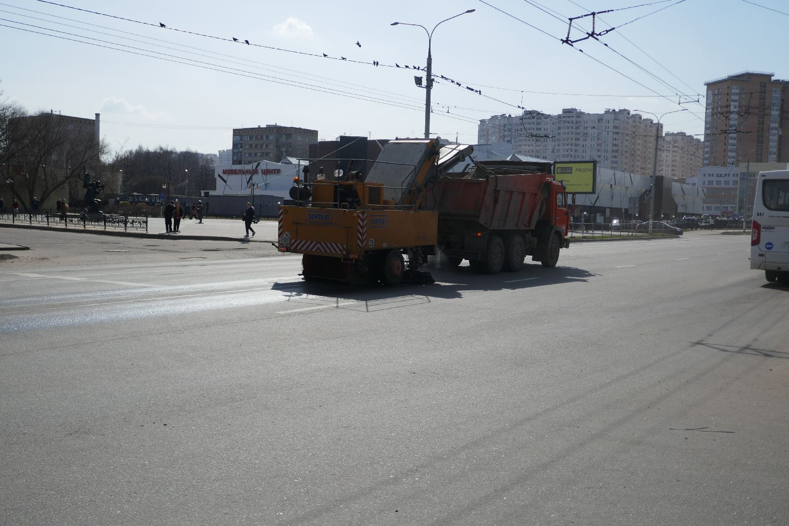 Подольск, благоустройство, дороги, техника