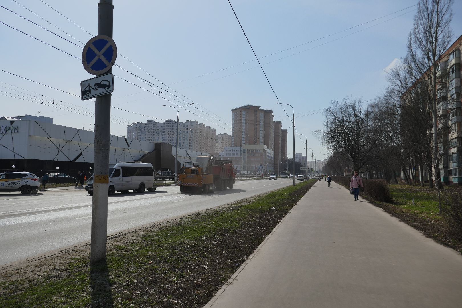 Подольск, благоустройство, дороги, техника