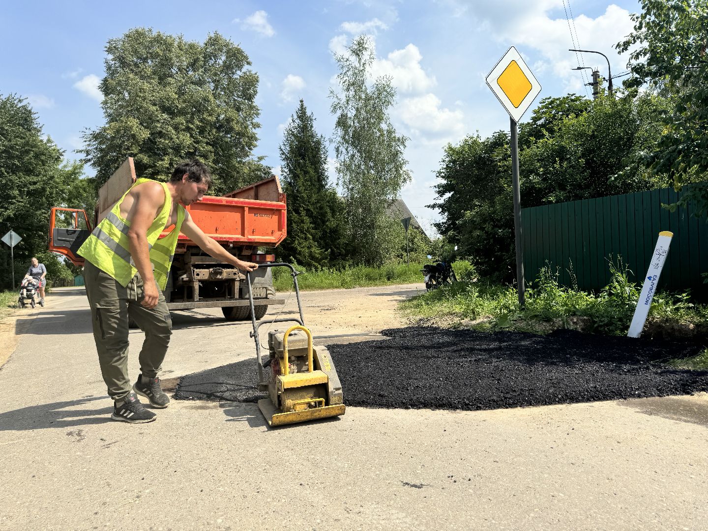 шаховская, ямочный ремонт, коммунальная служба,