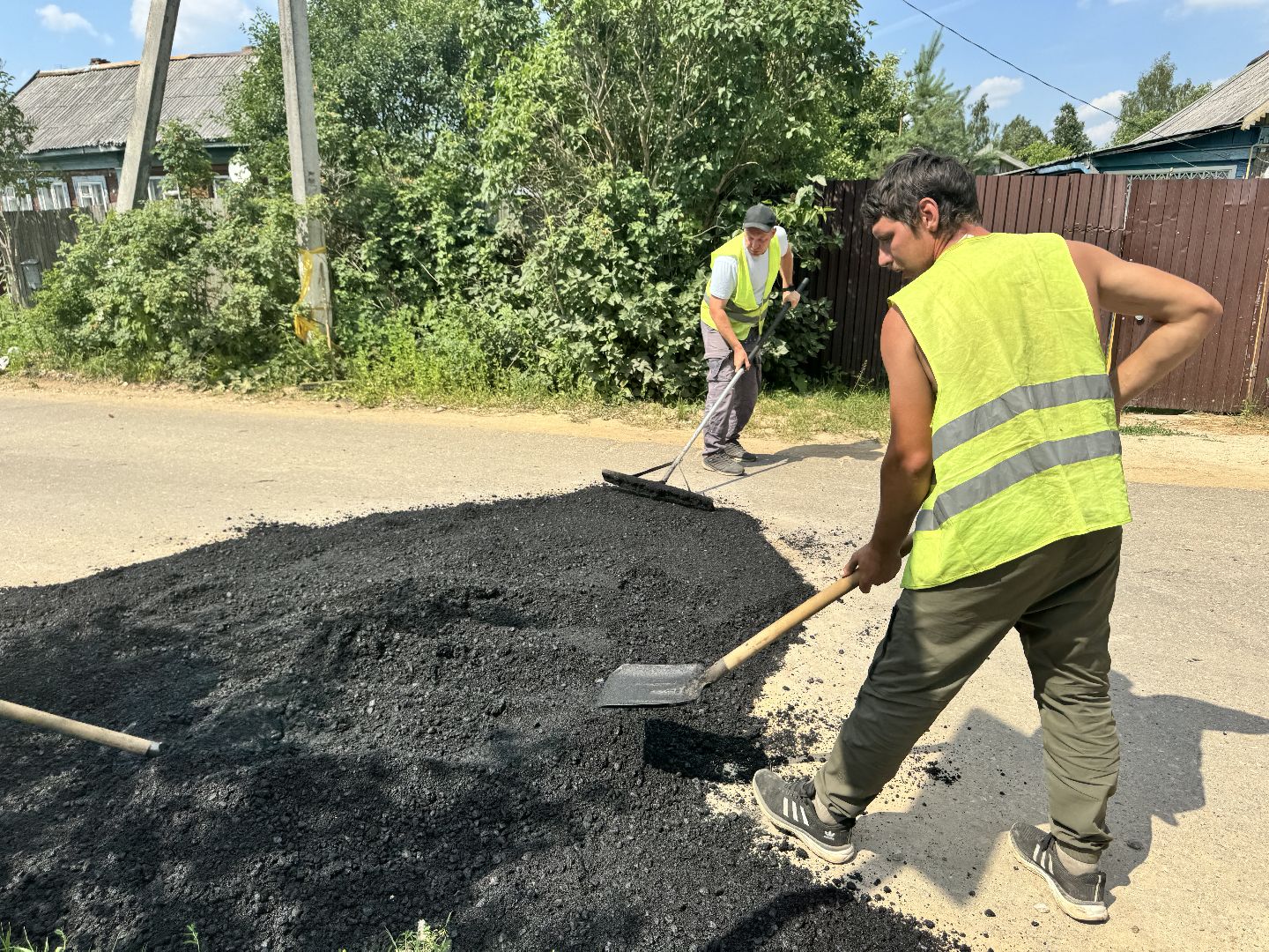 шаховская, ямочный ремонт, коммунальная служба,