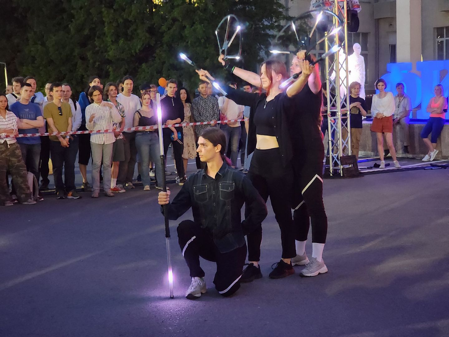 долгопрудный, мфти, Игнис, файершоу, светодиодное шоу, Выпускной МФТИ 2024,