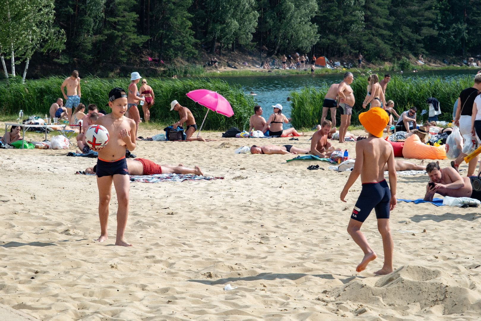 лыткарино, общество, волкуша, пляж, отдых, общественный транспорт,