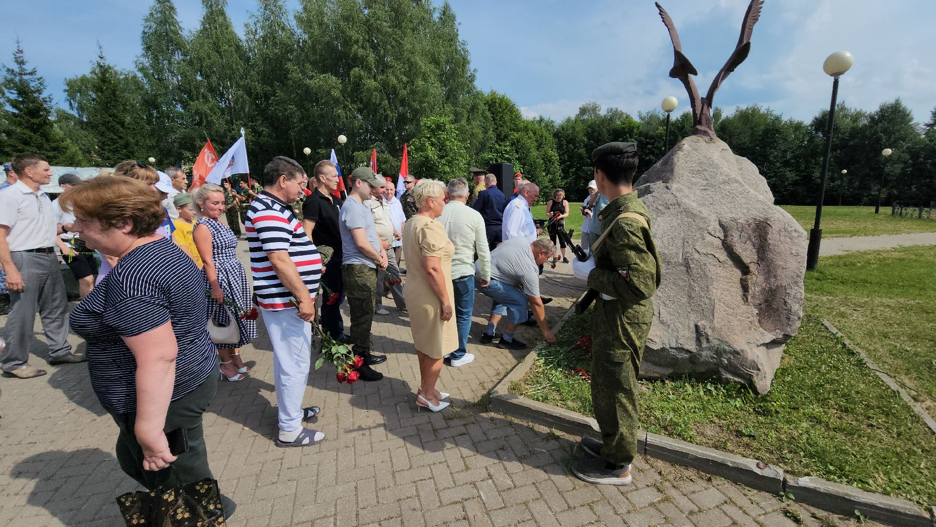волоколамск, ветераны боевых действий, митинг,