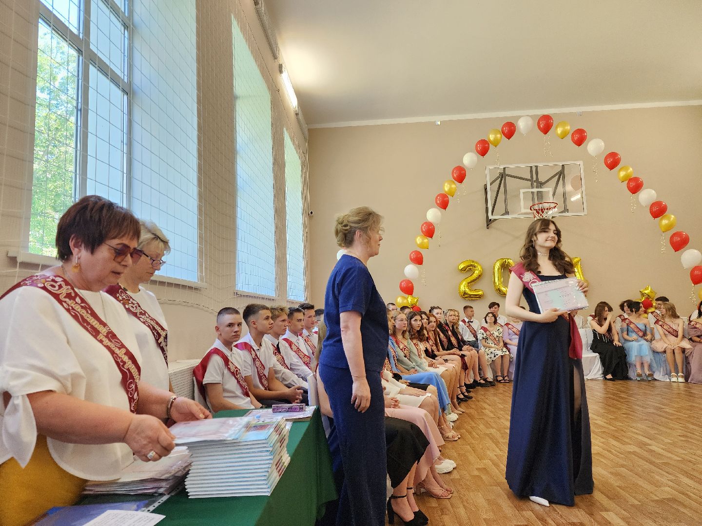 ногинск, вручение аттестатов, выпускной, выпускной 9 класс, общество, жители, образование,