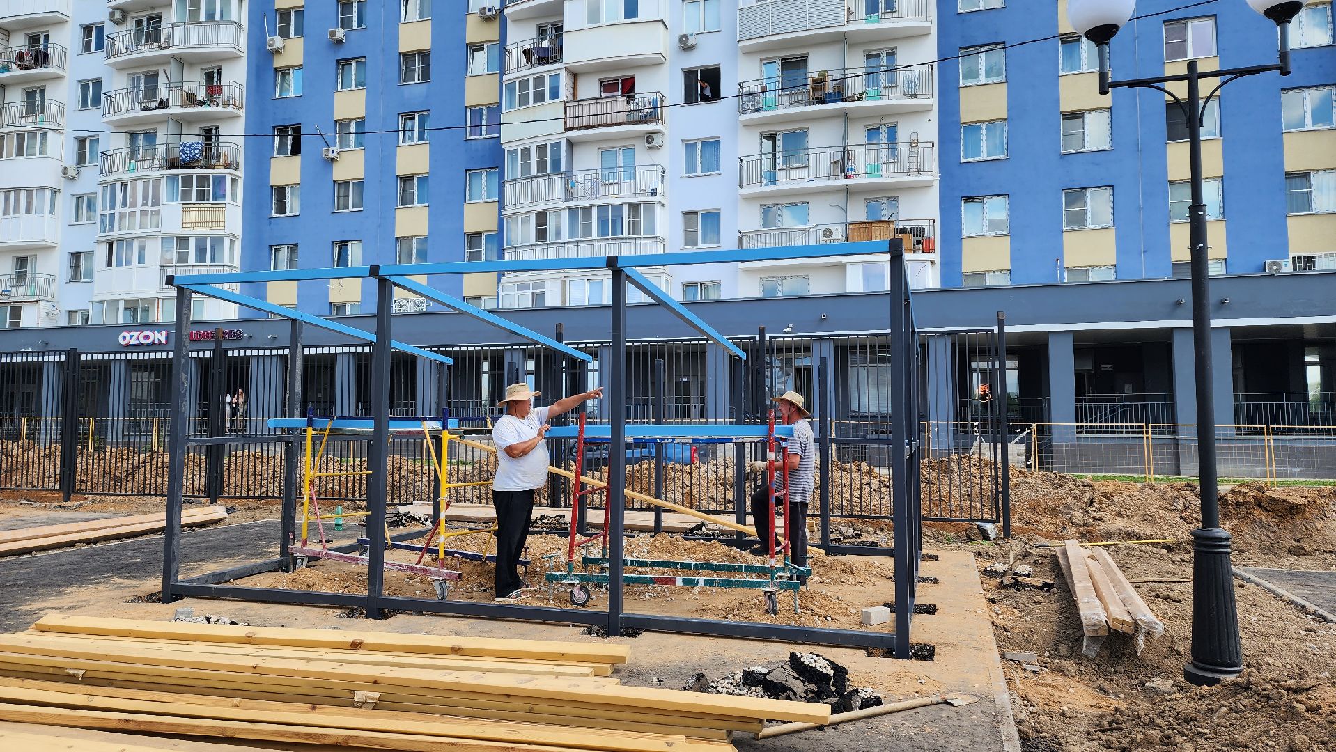 Десткий сад, стройка детсада, Лобня,