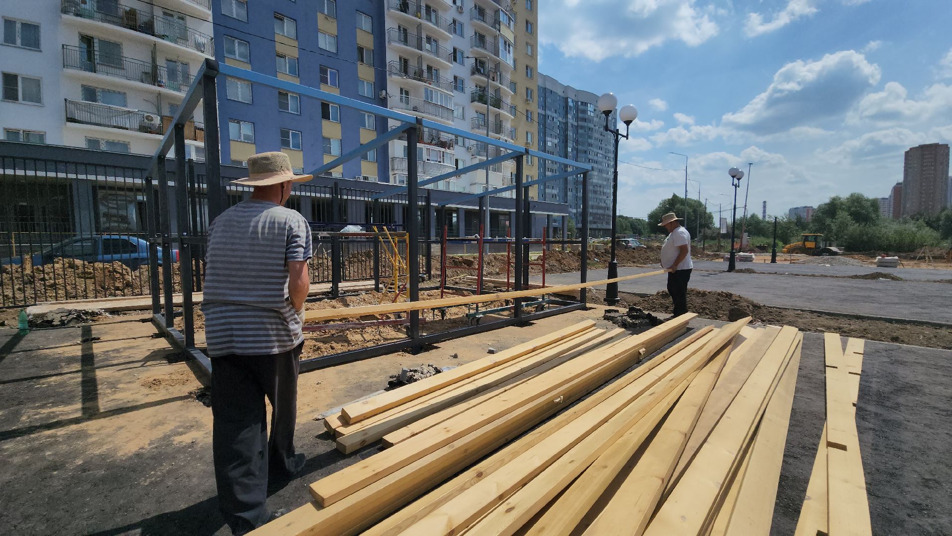 Десткий сад, стройка детсада, Лобня,