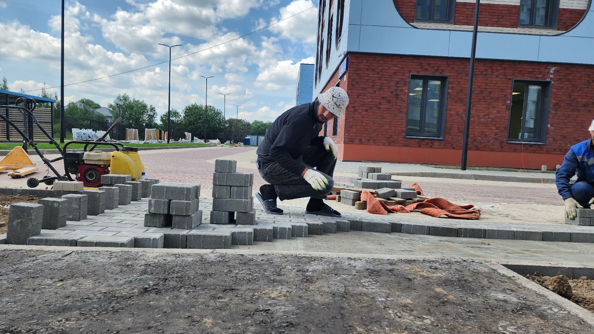 Десткий сад, стройка детсада, Лобня,