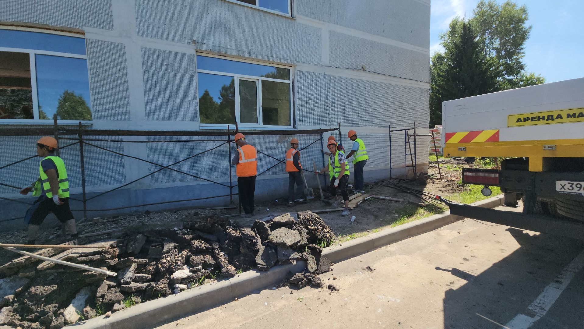 серпухов, поселок пролетарский, детский сад, капитальный ремонт, новые фасады,