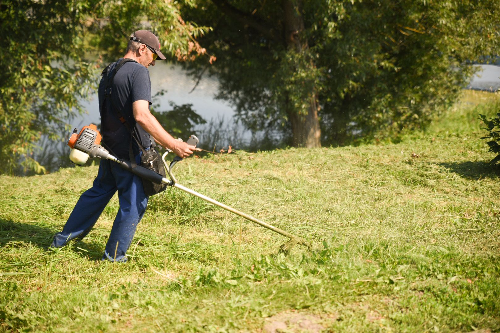 Бронницы, Благоустройство, Окос травы, мбу благоустройство,
