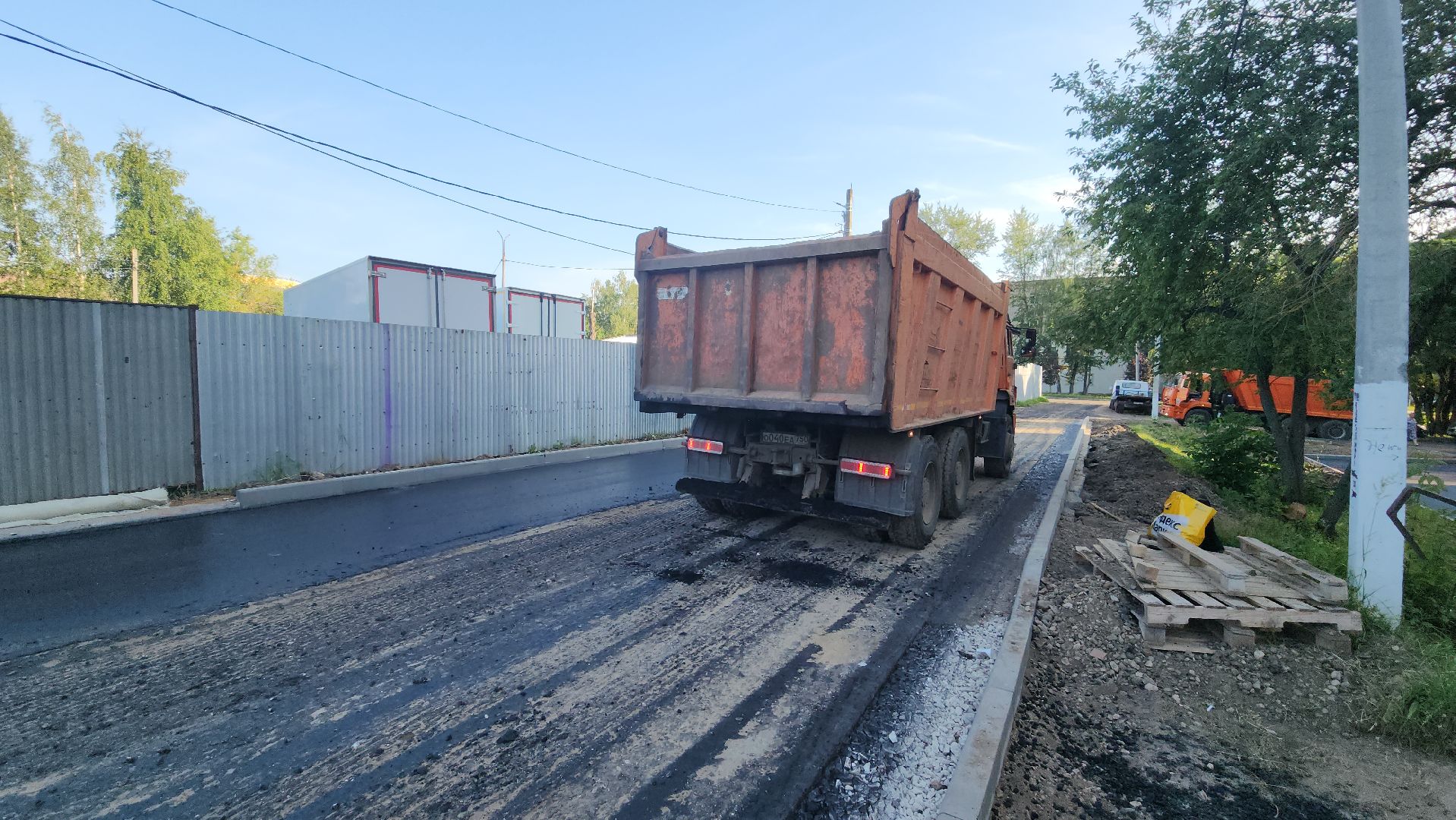 пушкино, благоустройство, замена асфальта, дворовая территория,поселок,