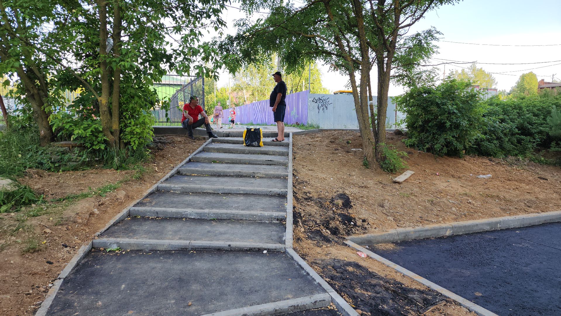 пушкино, благоустройство, замена асфальта, дворовая территория,поселок,