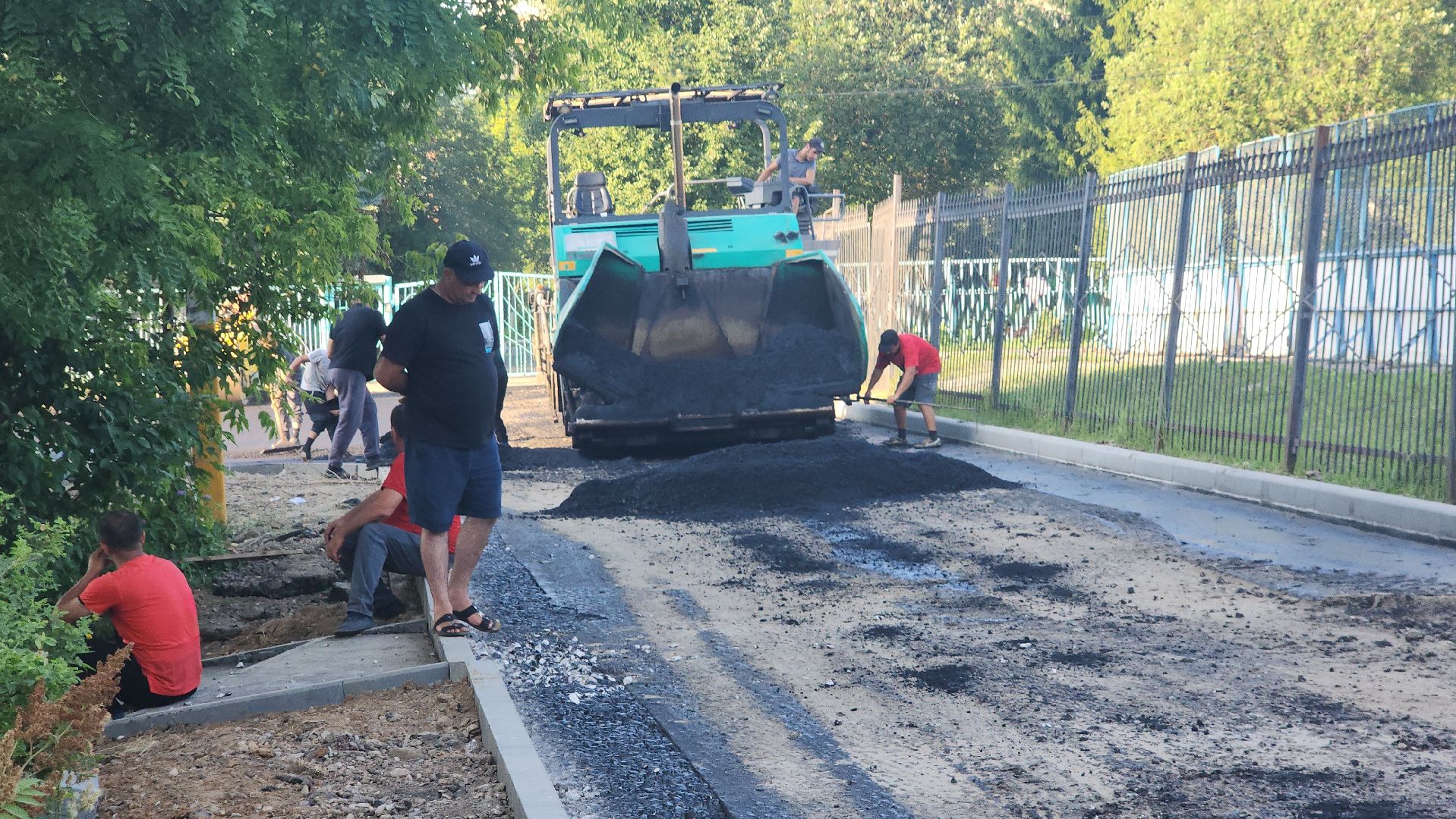 пушкино, благоустройство, замена асфальта, дворовая территория,поселок,