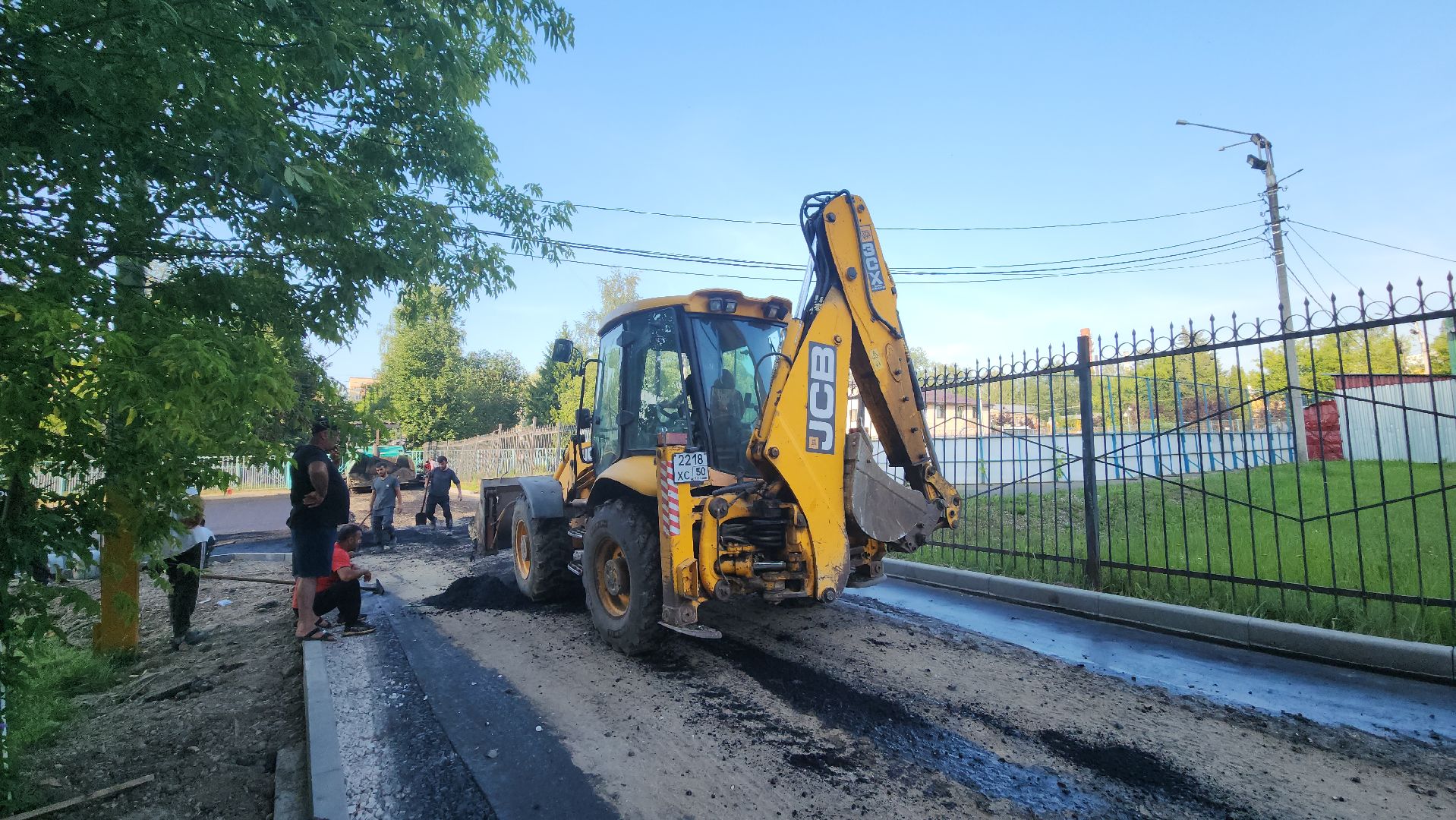 пушкино, благоустройство, замена асфальта, дворовая территория,поселок,