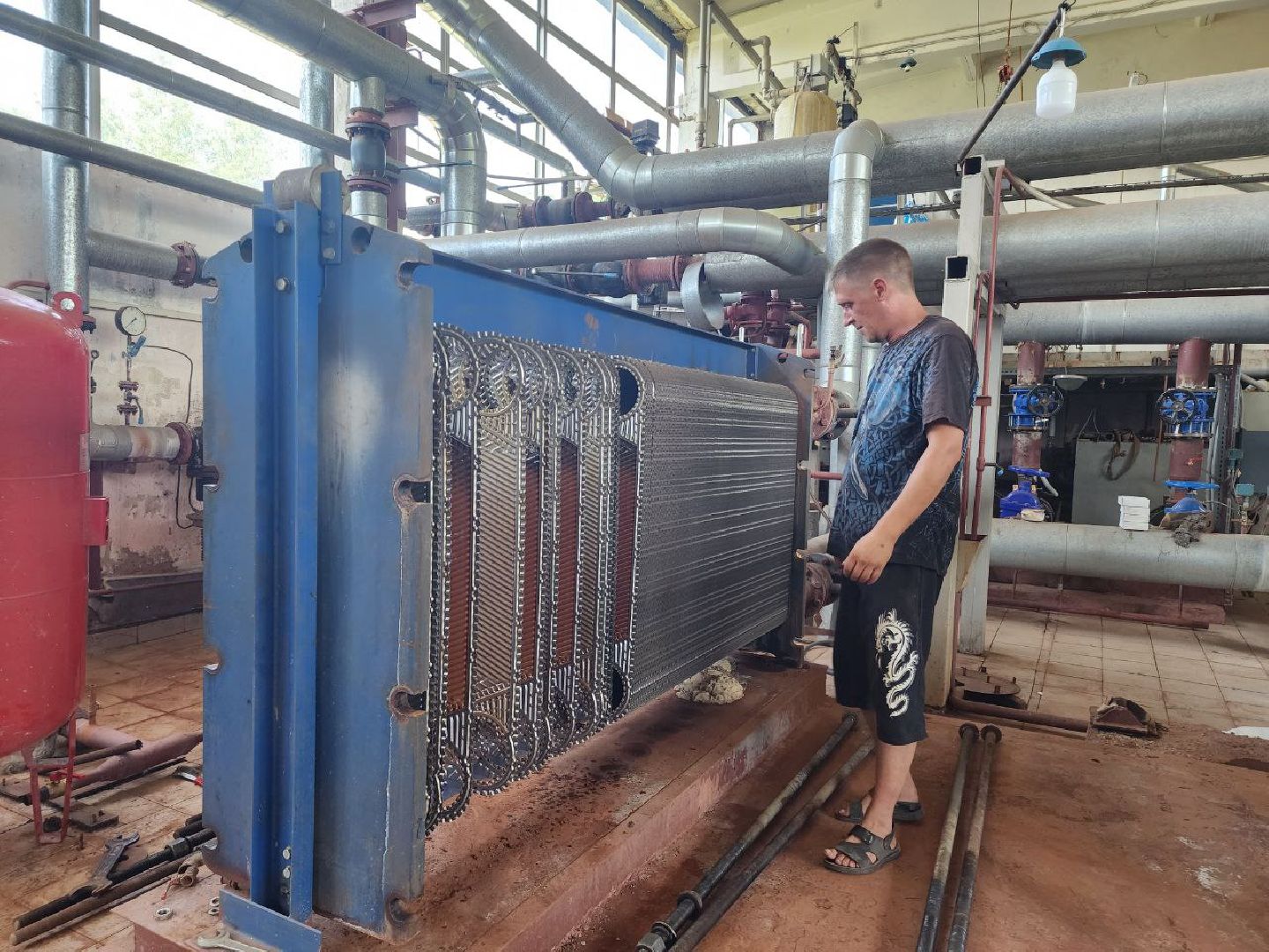 чехов, жкх, котельная, ремонт оборудования, отключение гвс,