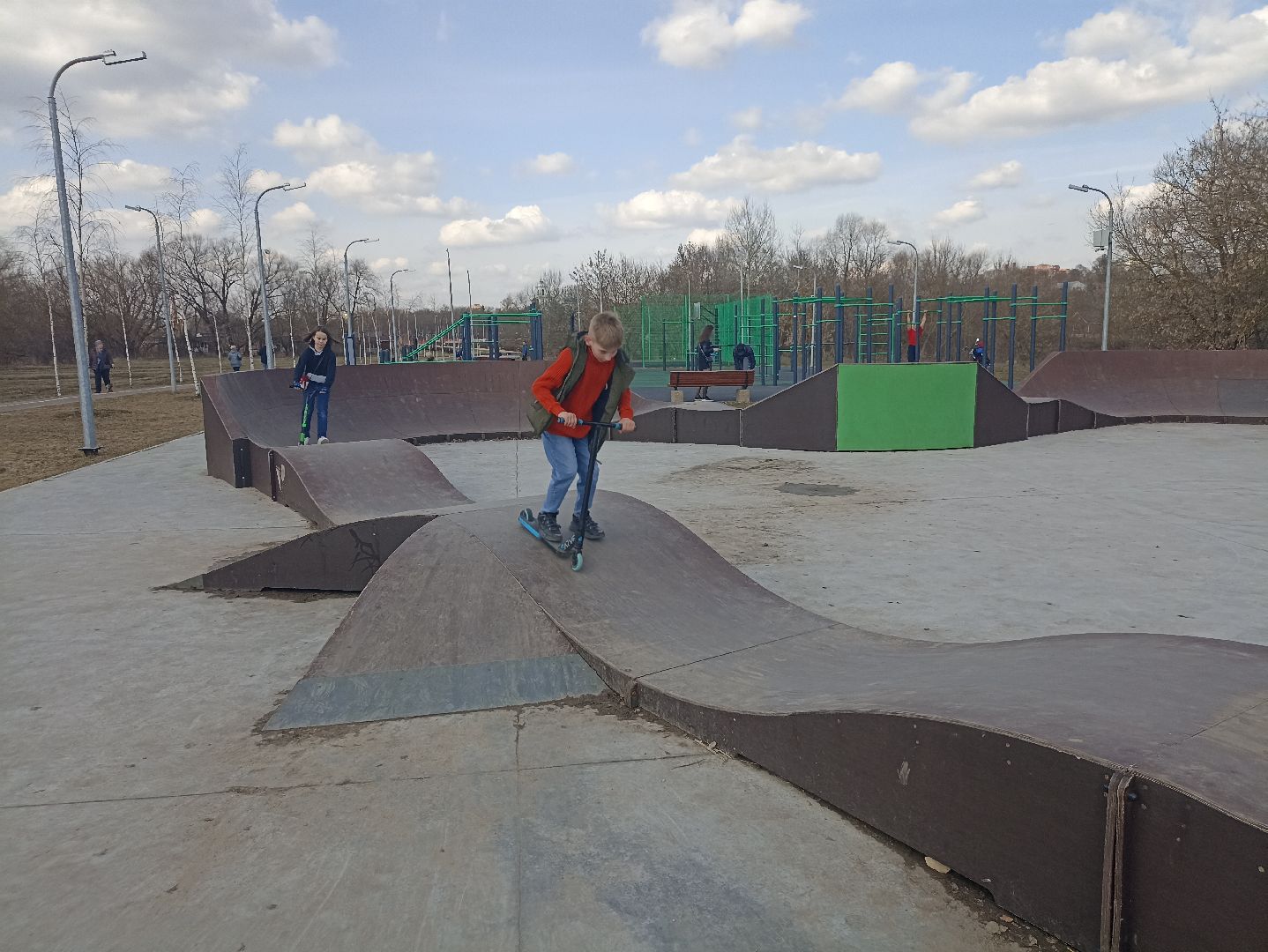 Серпухов, райдер, спорт, парк, самокат