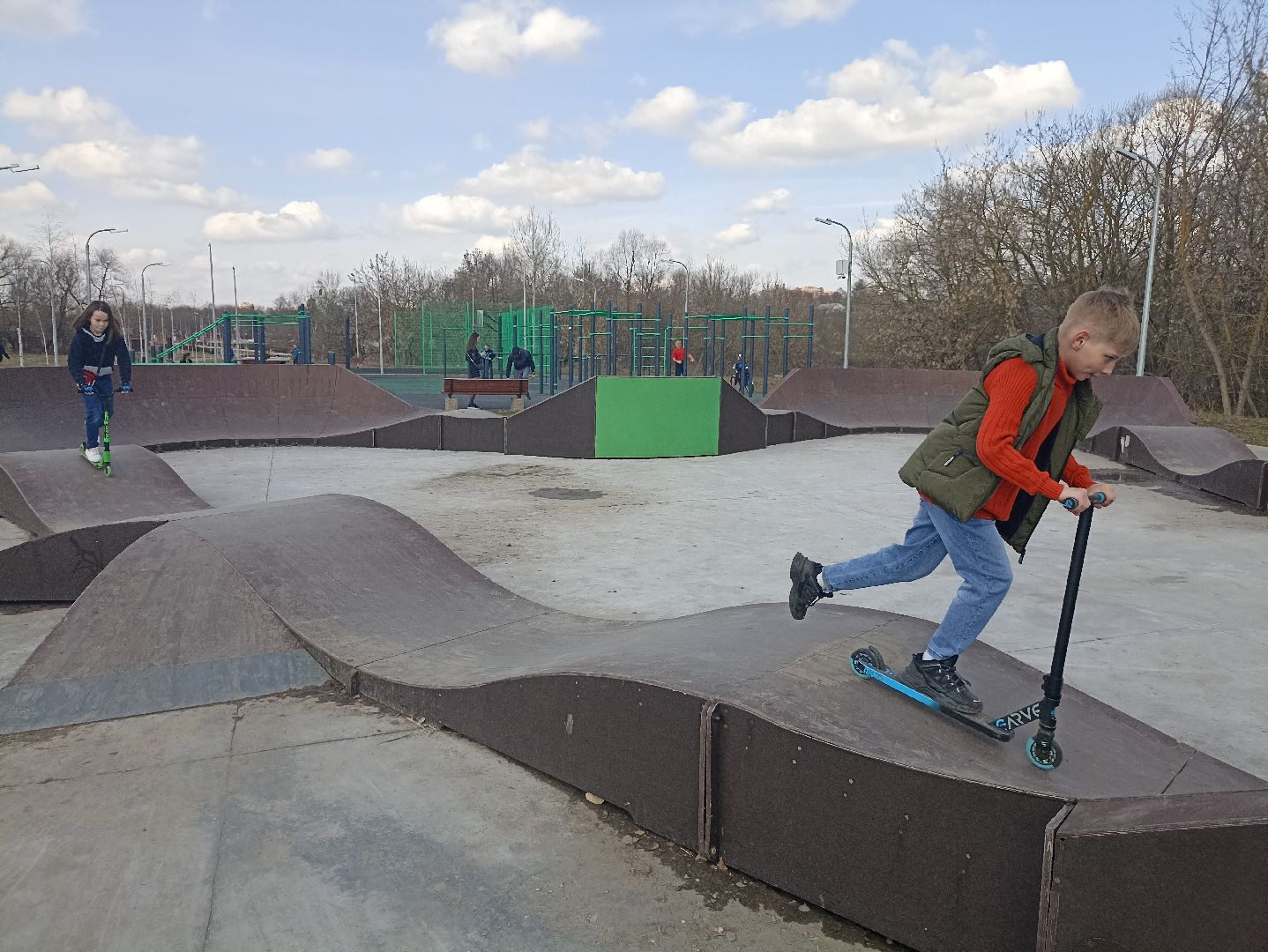 Серпухов, райдер, спорт, парк, самокат