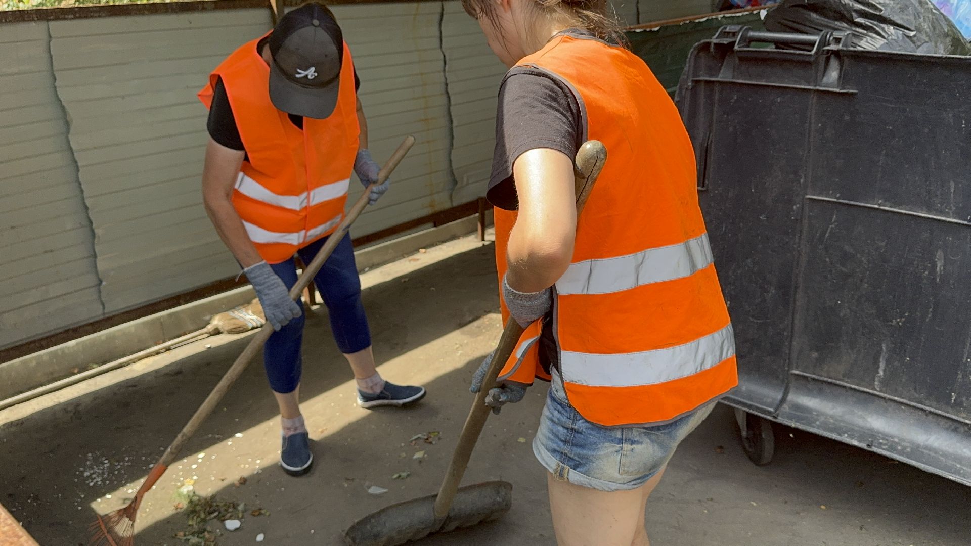 Солнечногорск, мусорные площадки, уборка территории, Жители, контейнер для мусора,