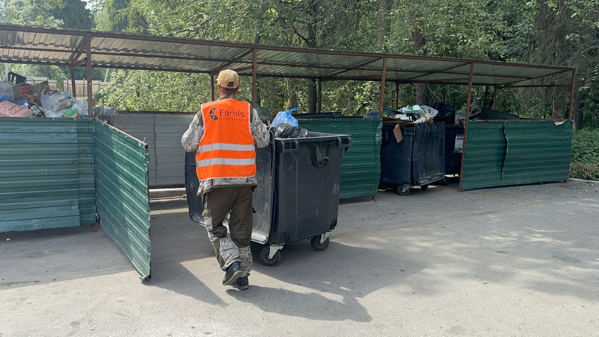 Солнечногорск, мусорные площадки, уборка территории, Жители, контейнер для мусора,