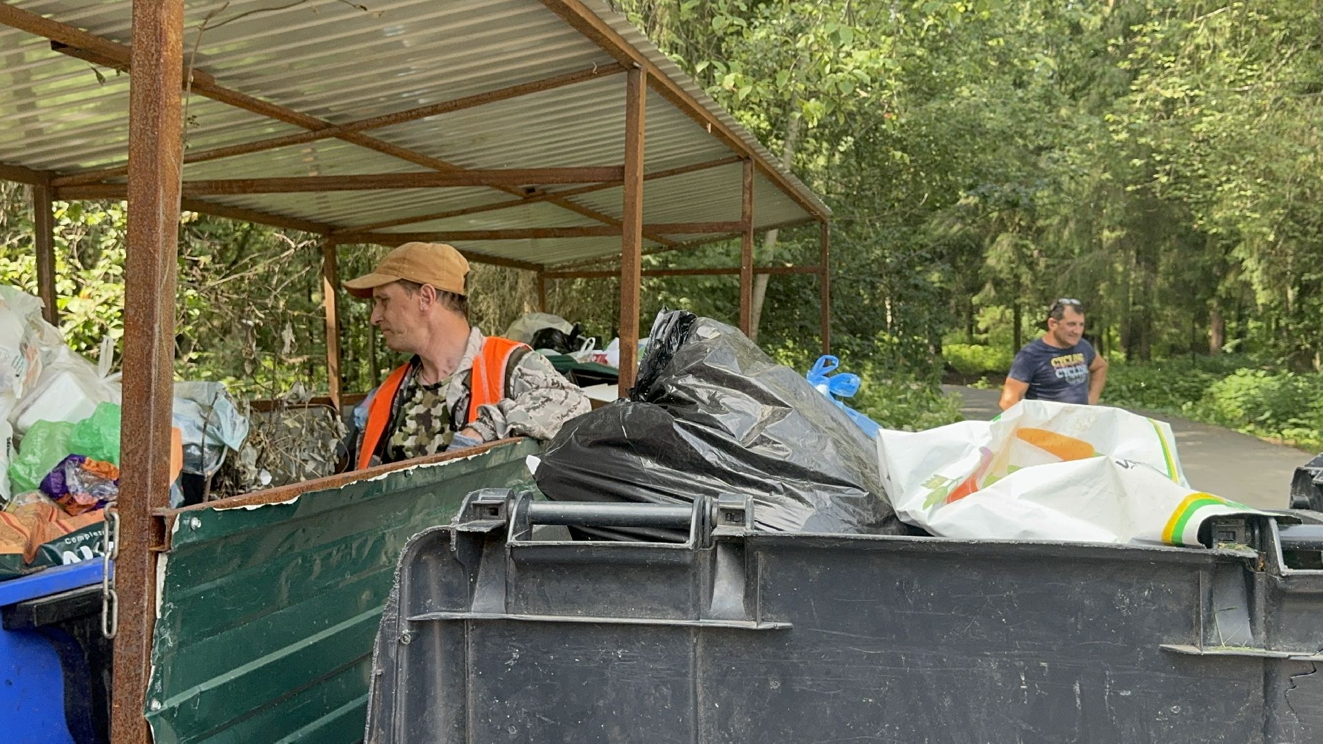 Солнечногорск, мусорные площадки, уборка территории, Жители, контейнер для мусора,