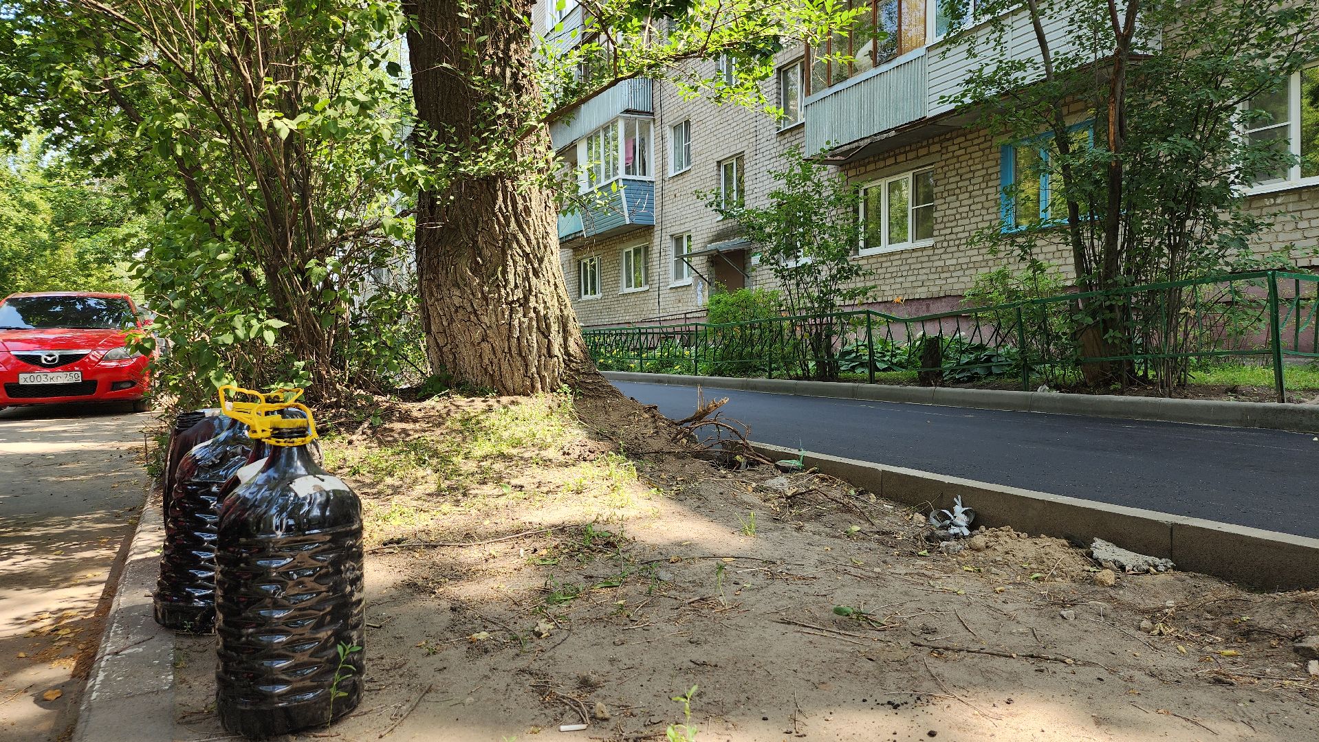 благоустройство дворовых территорий, комплексное благоустройство, укладка асфальта, Старая Купавна, Богородский городской округ,