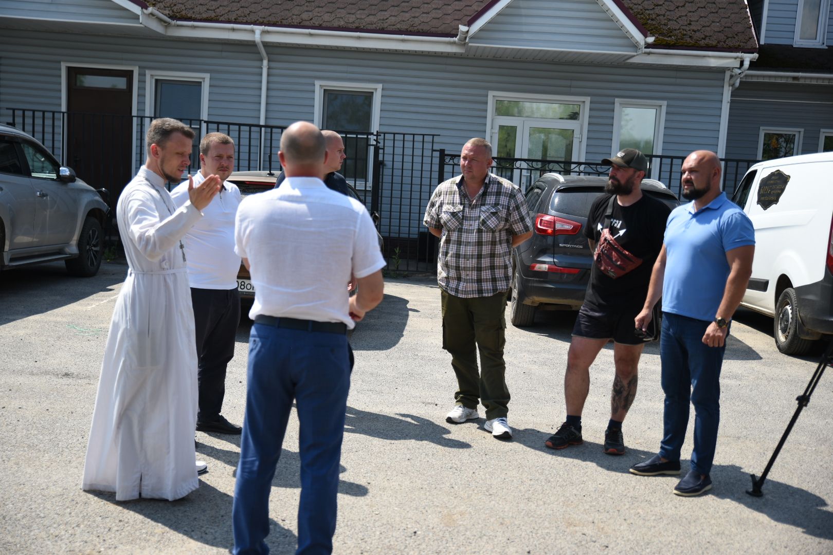 Бронницы, Строительство, Строительство часовни, встреча администрации с жителями, Обсуждение вопросов строительства,