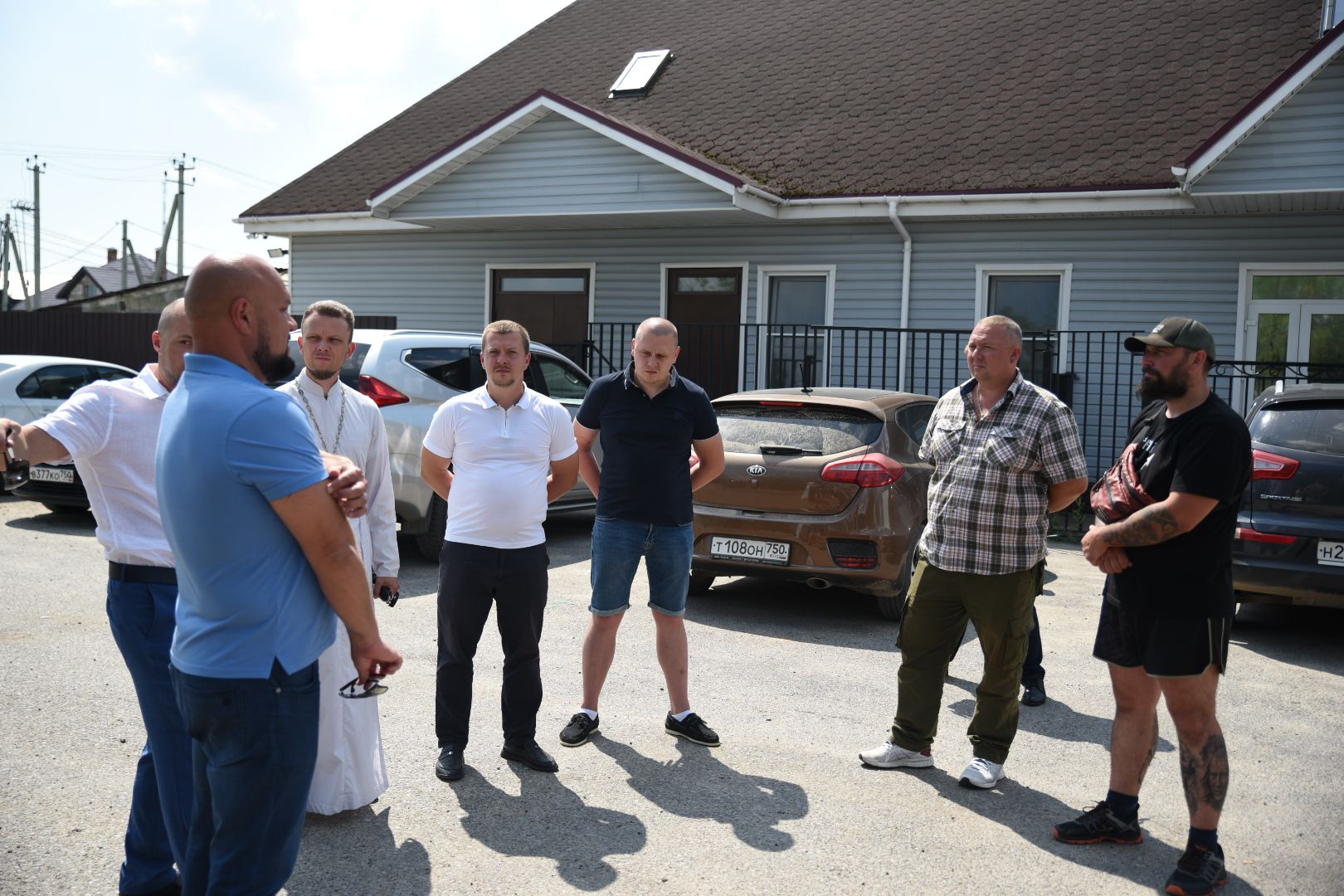 Бронницы, Строительство, Строительство часовни, встреча администрации с жителями, Обсуждение вопросов строительства,