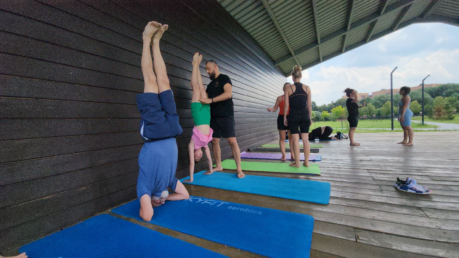 Йога, Долгопрудный, Спорт на улице,