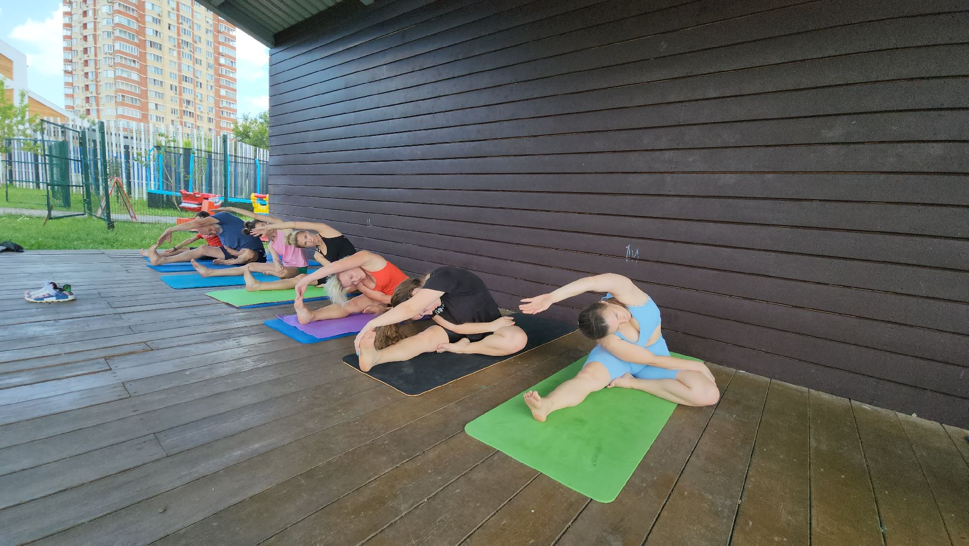 Йога, Долгопрудный, Спорт на улице,