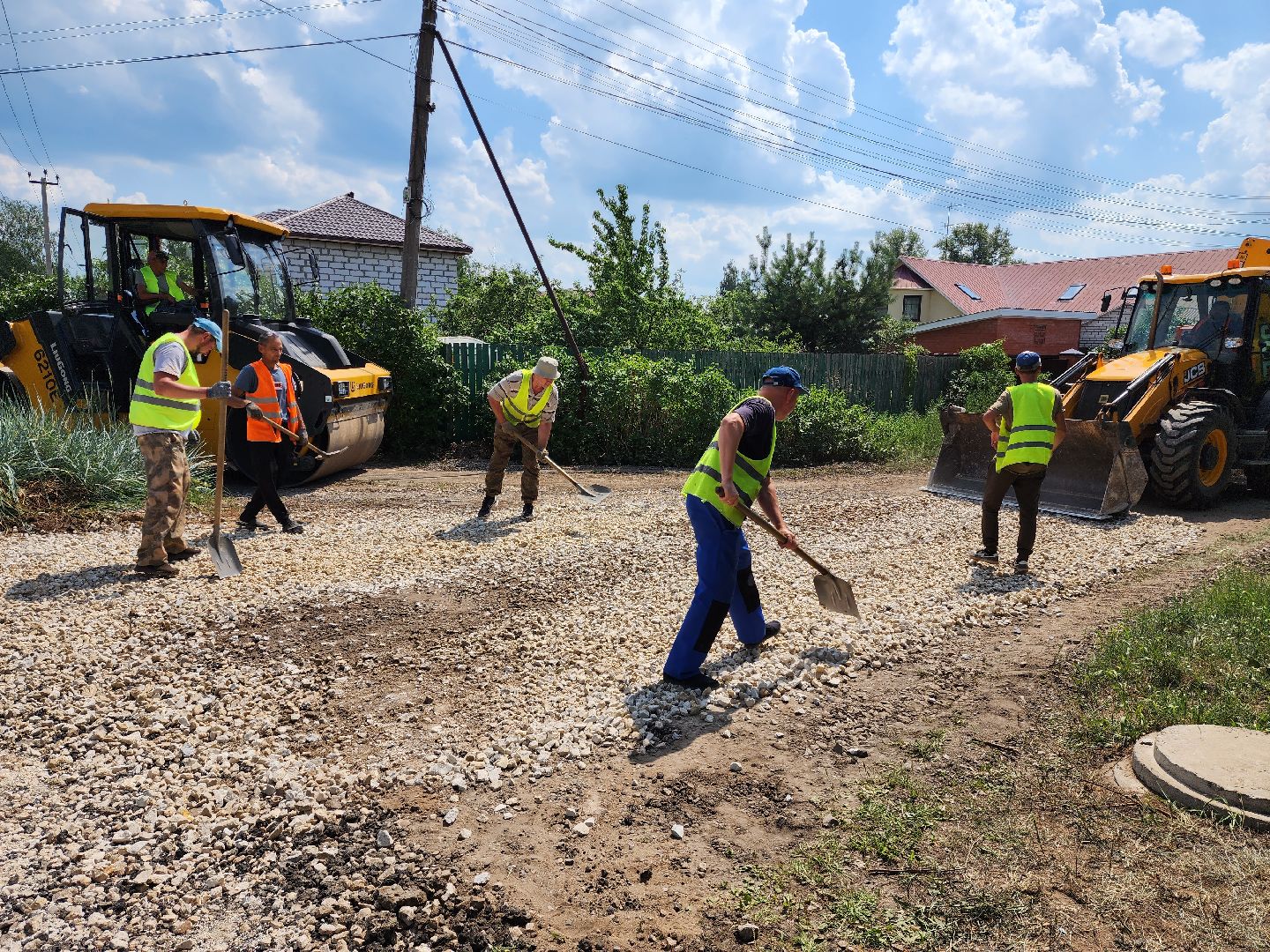 раменское, дороги, ремонт дороги в поселке Родники,