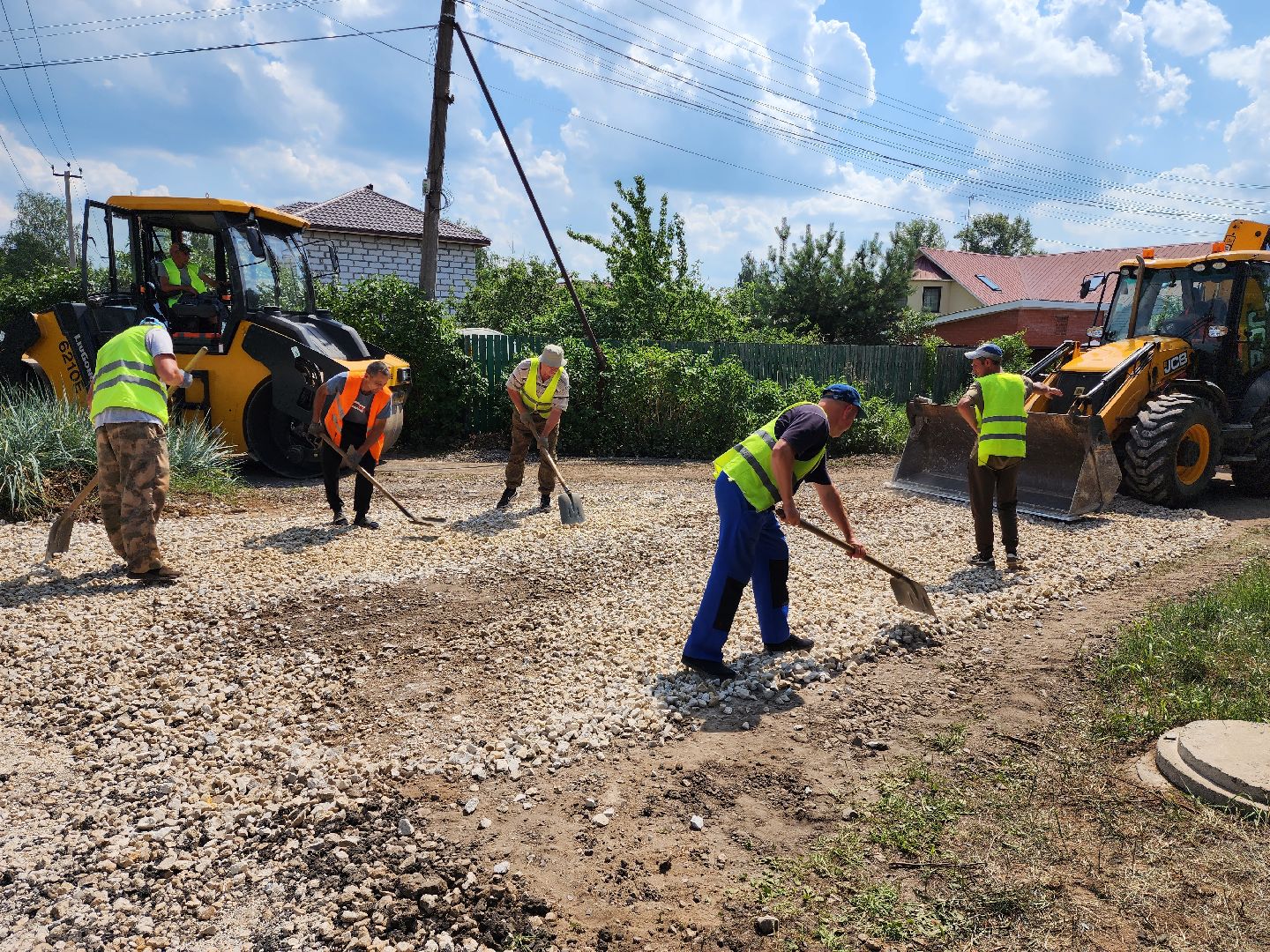 раменское, дороги, ремонт дороги в поселке Родники,