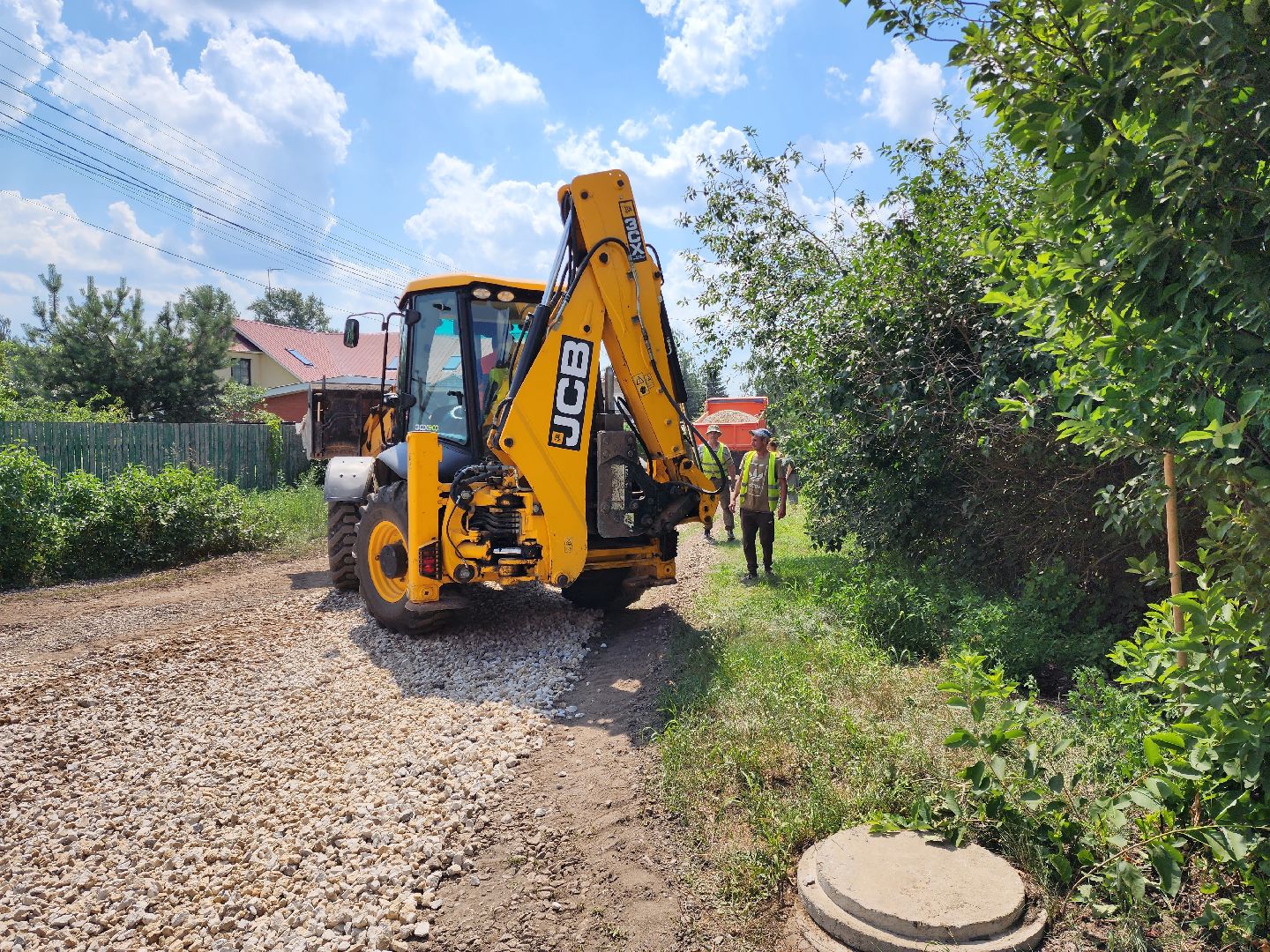 раменское, дороги, ремонт дороги в поселке Родники,