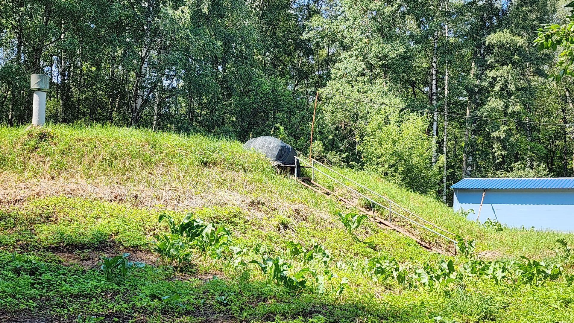 Парк, Установка забора, Лобня,