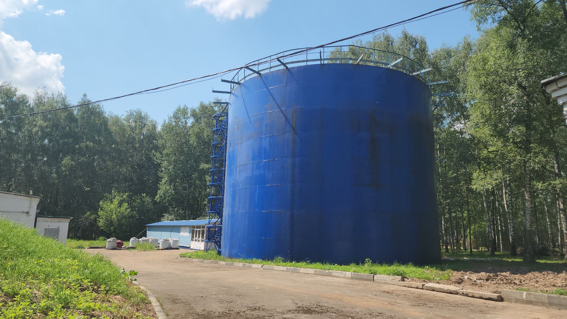 Парк, Установка забора, Лобня,