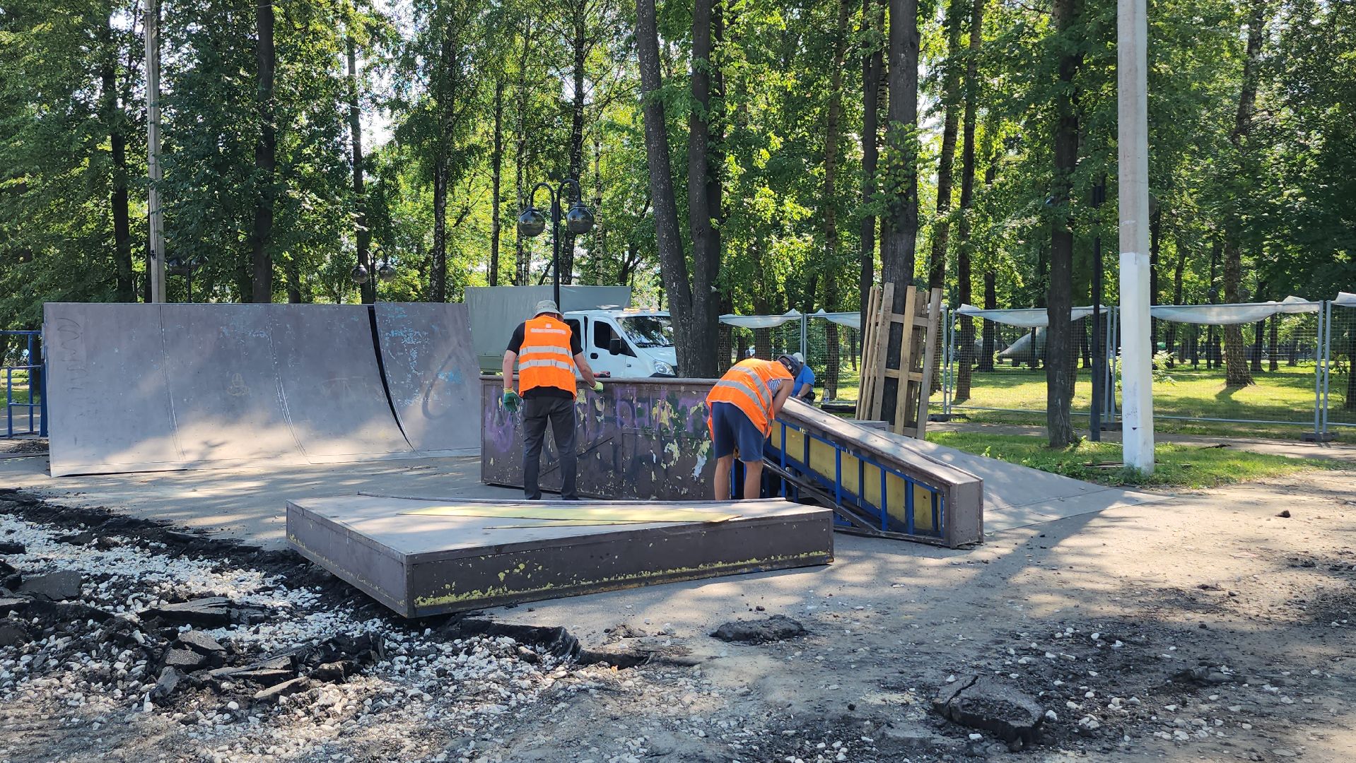 серпухов, скейтпарк, паунд-трек, комсомольский парк, благоустройство, спорт,