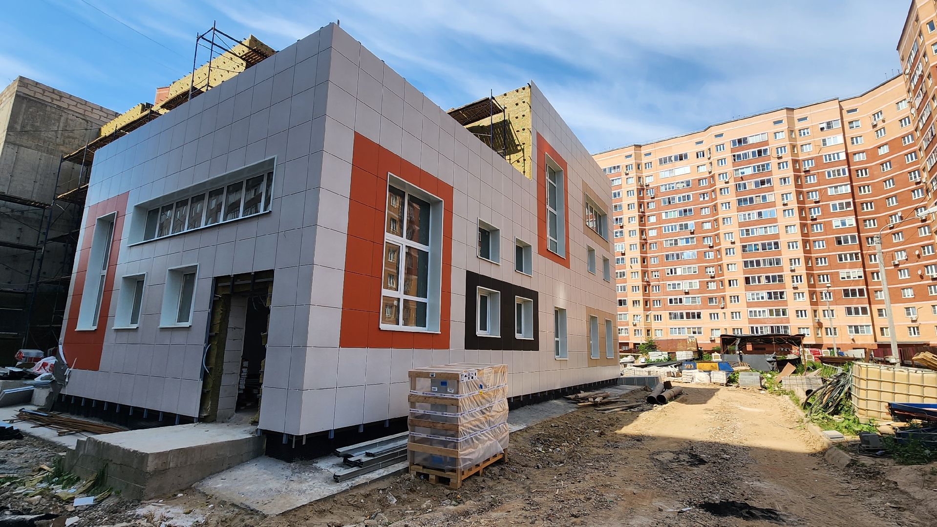 Детский сад, Строительство, Лобня,