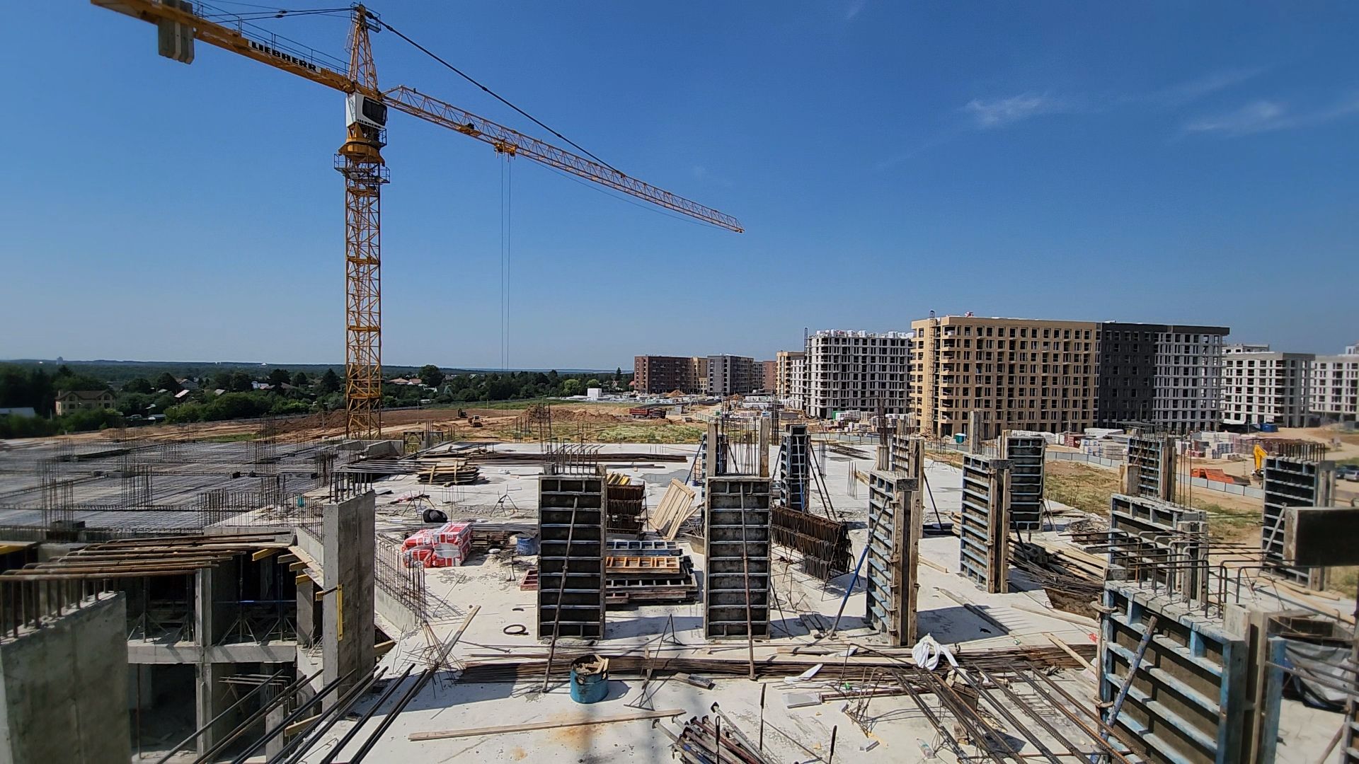 Одинцово, Лайково, школа, строительство, клинкер,