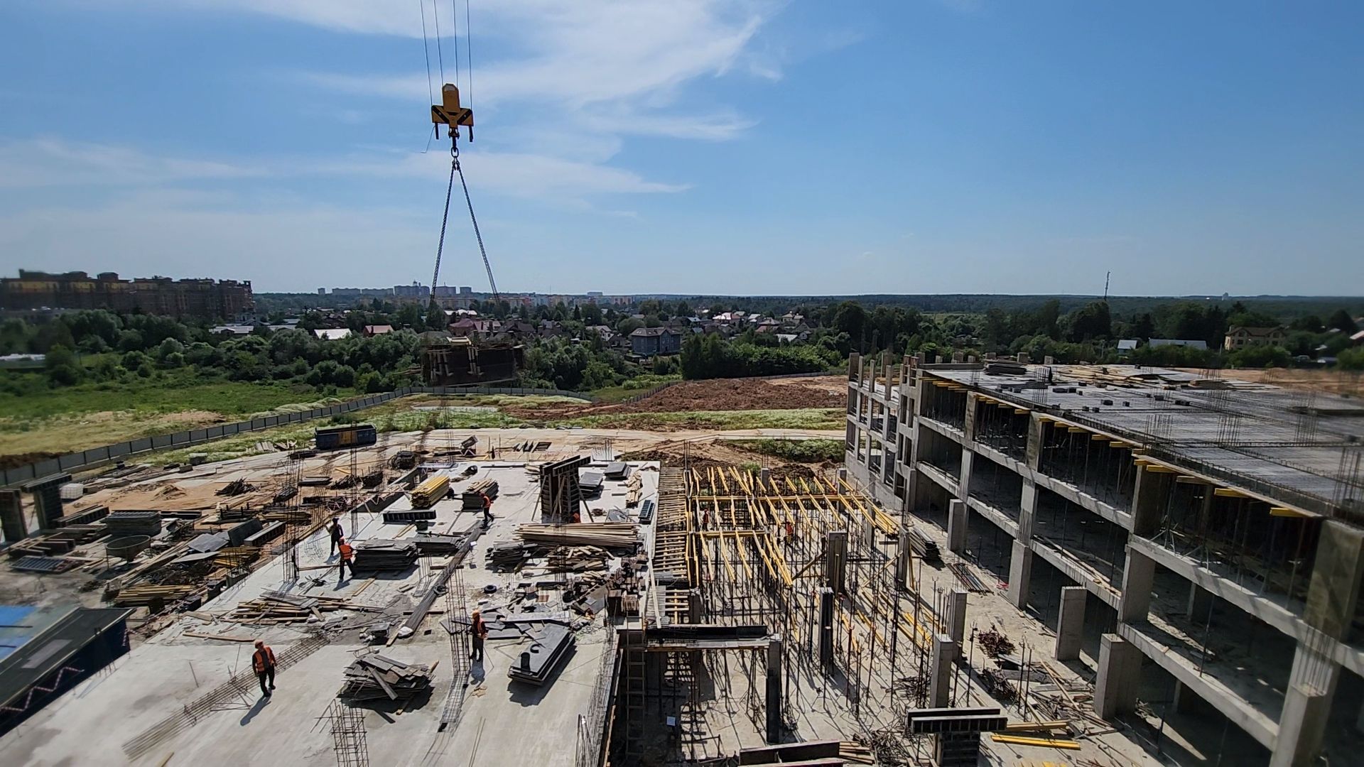 Одинцово, Лайково, школа, строительство, клинкер,