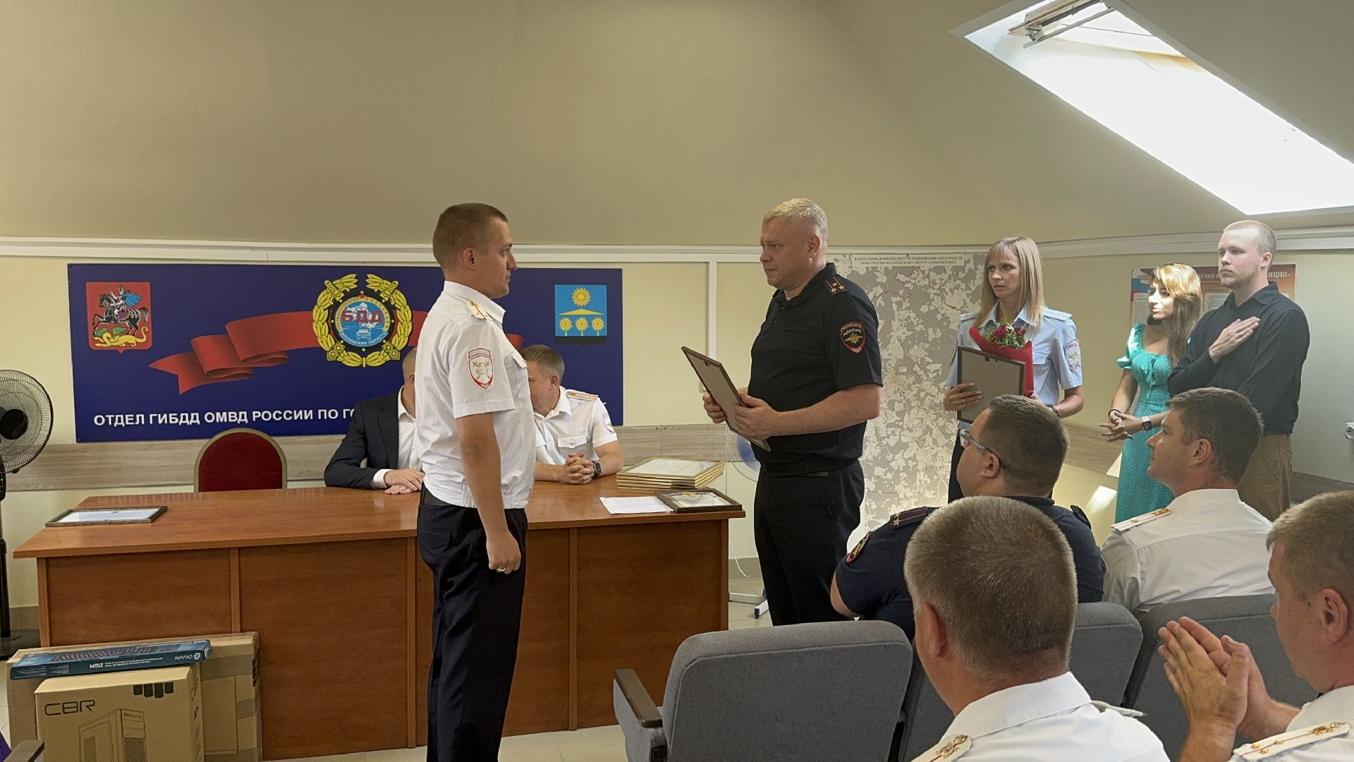 Солнечногорск, День ГИБДД, сотрудники полиции, поздравление, Глава,